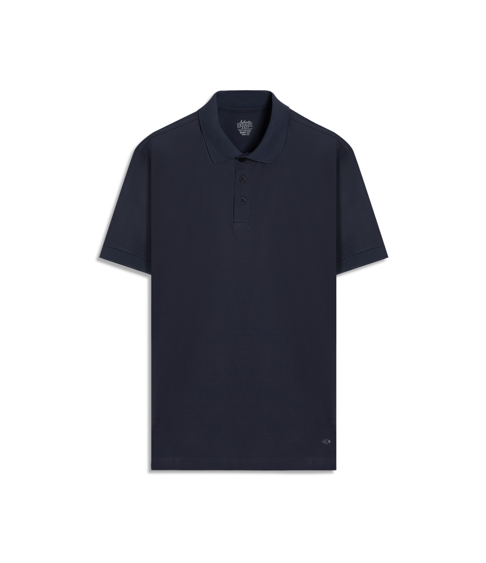 Polo Rch Tech Mc Basic Fit Grafite