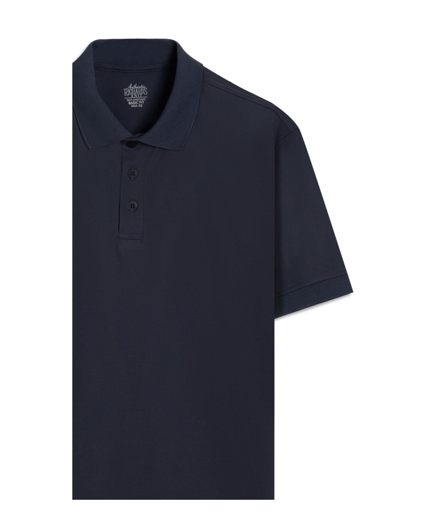 Polo Rch Tech Mc Basic Fit Grafite