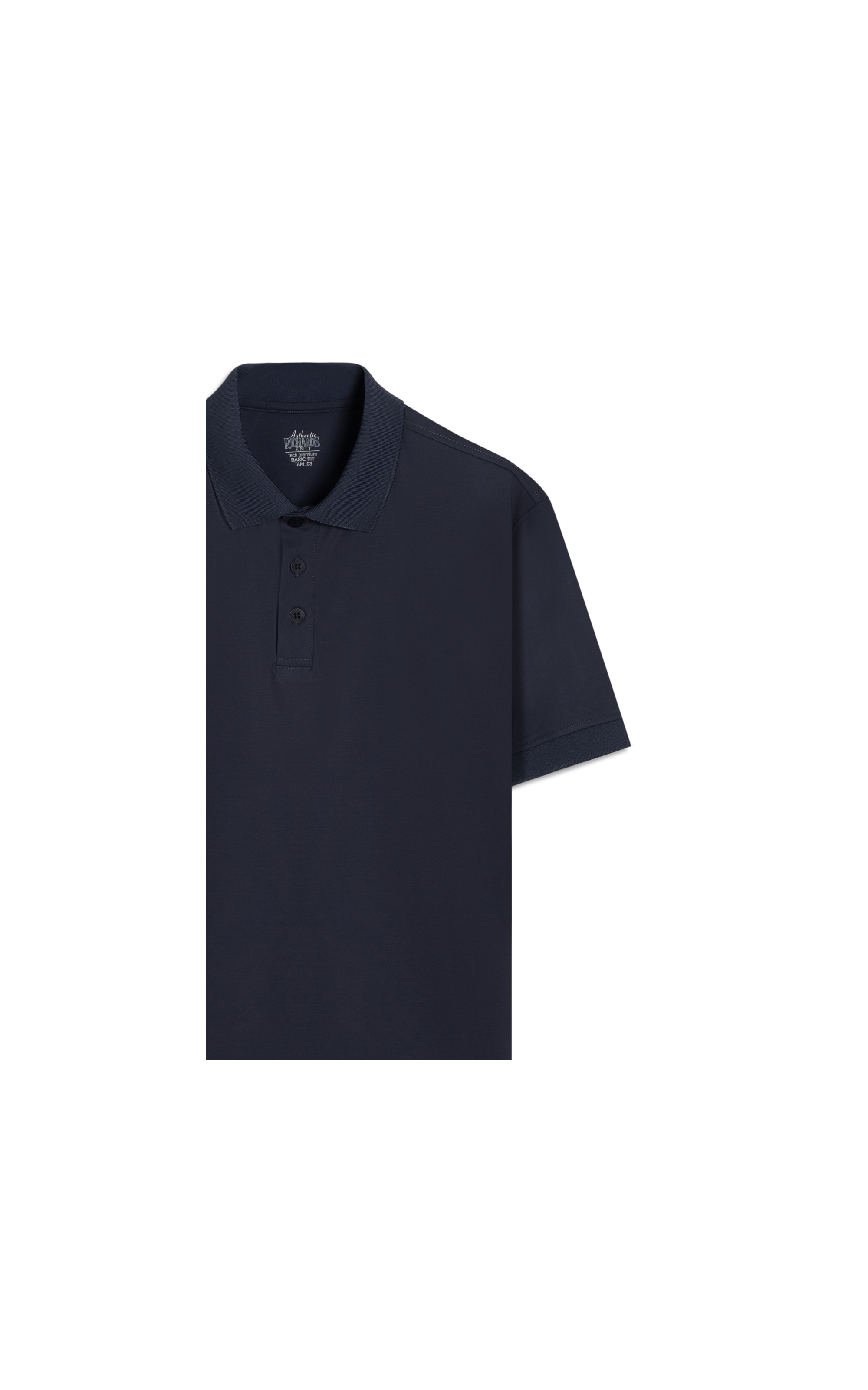 Polo Rch Tech Mc Basic Fit Grafite