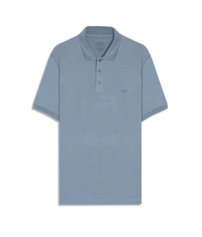 Polo Rocket Modal Mc Bf Azul Seco
