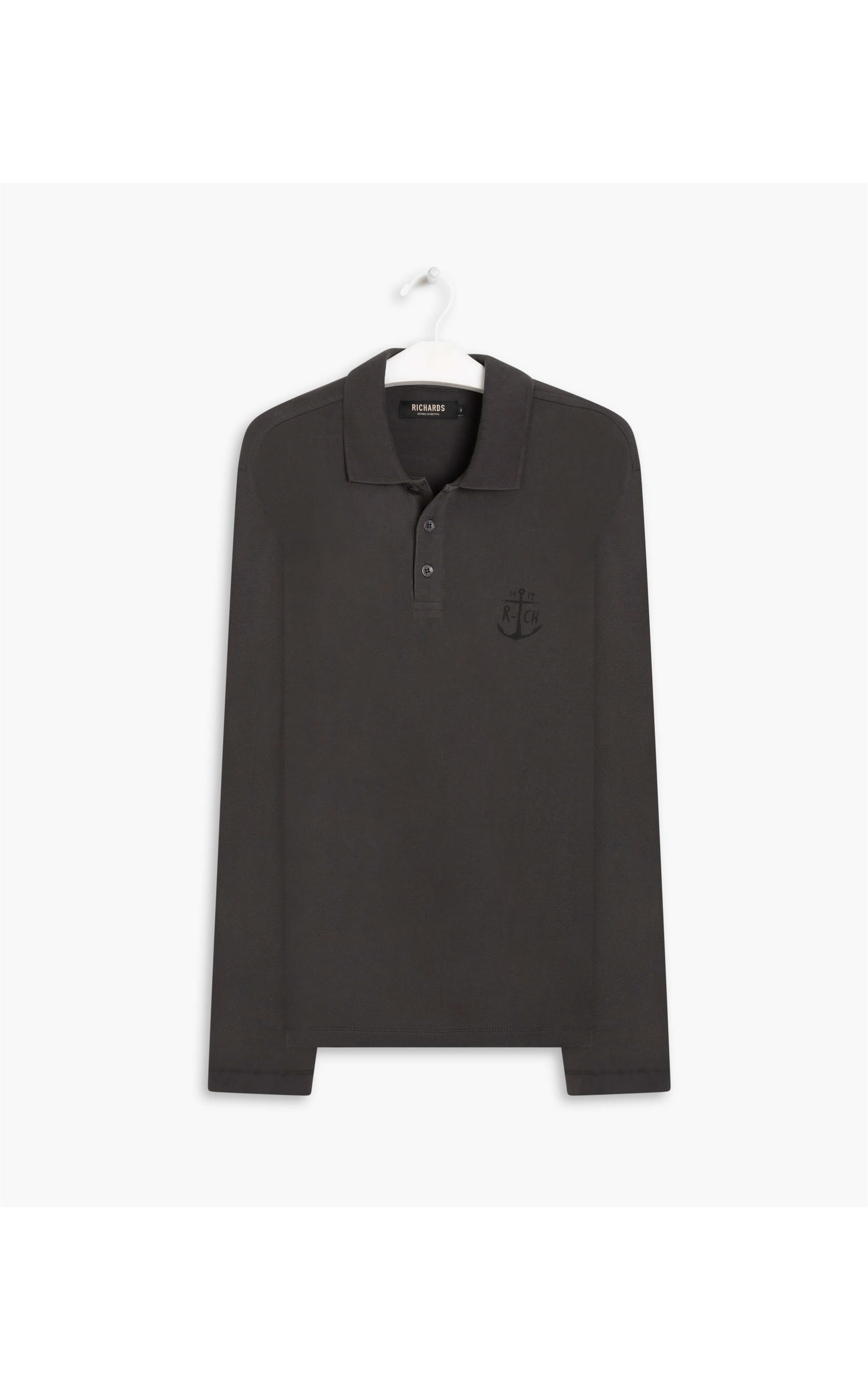 Polo Rubgy Ml Ancora Gd Grafite