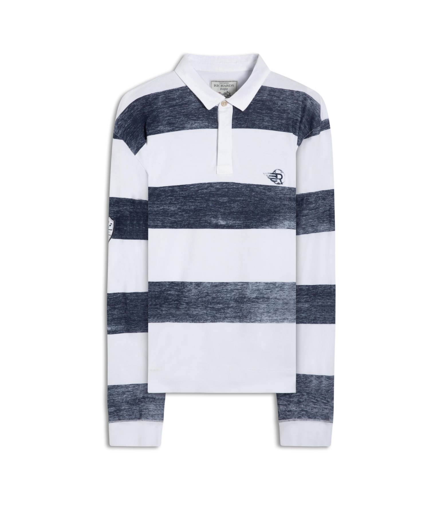 Polo Rugby Ml Listrada Branco