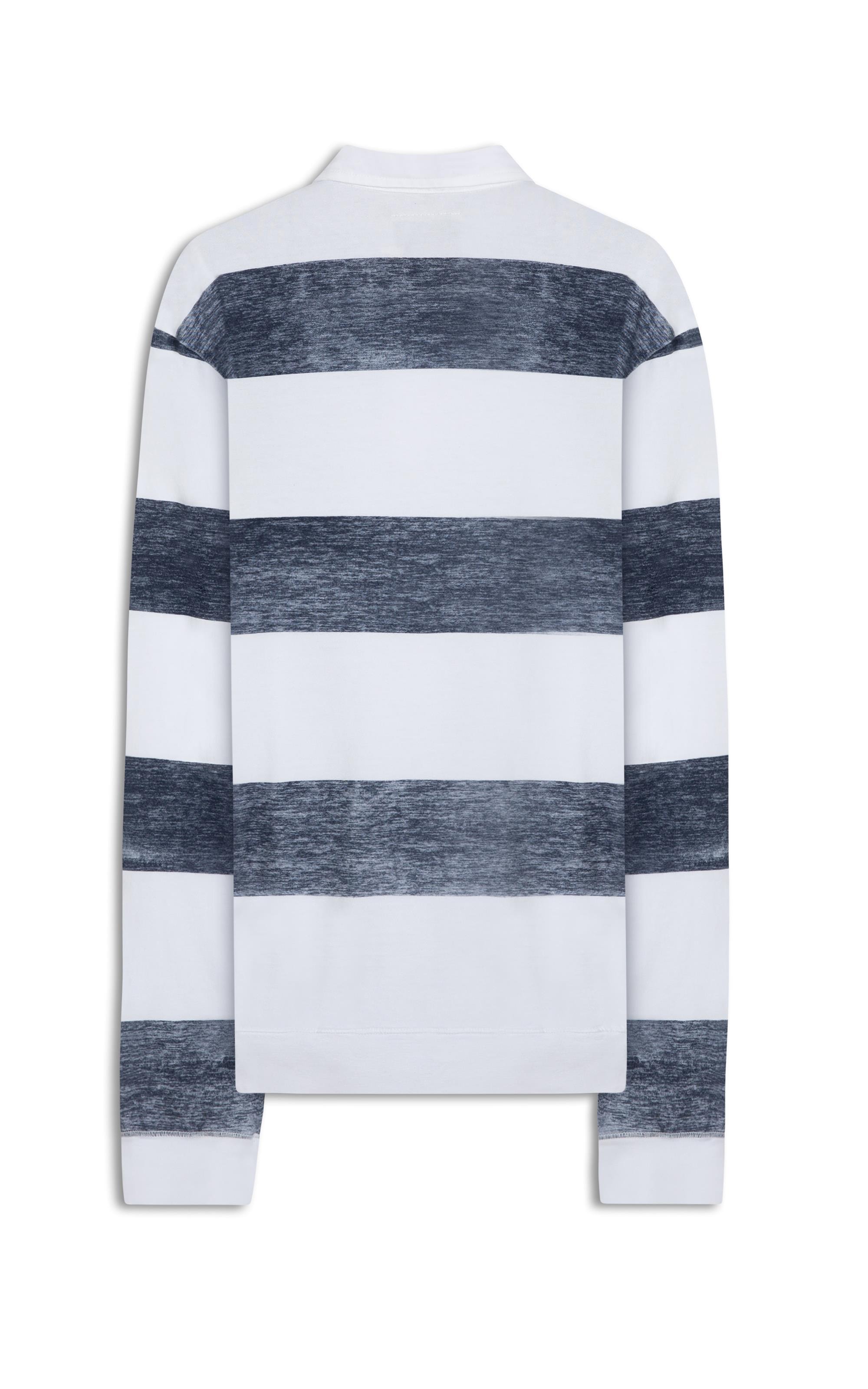 Polo Rugby Ml Listrada Branco
