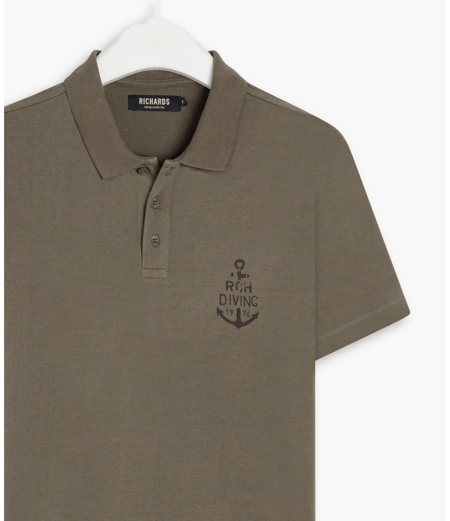 Polo Rugby Print Ml Gd Tabaco