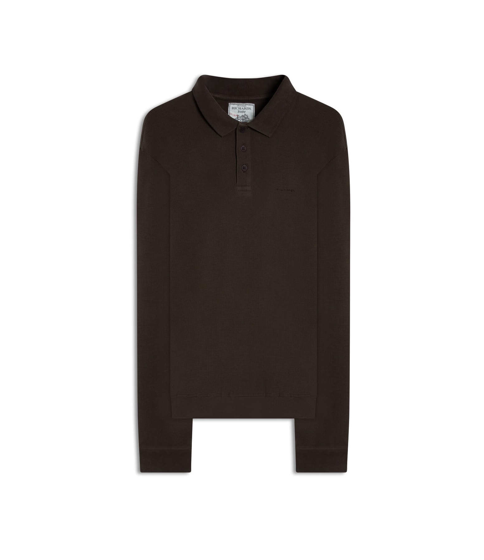 Polo Rugby Quadrile Ml Basic Fit Tabaco