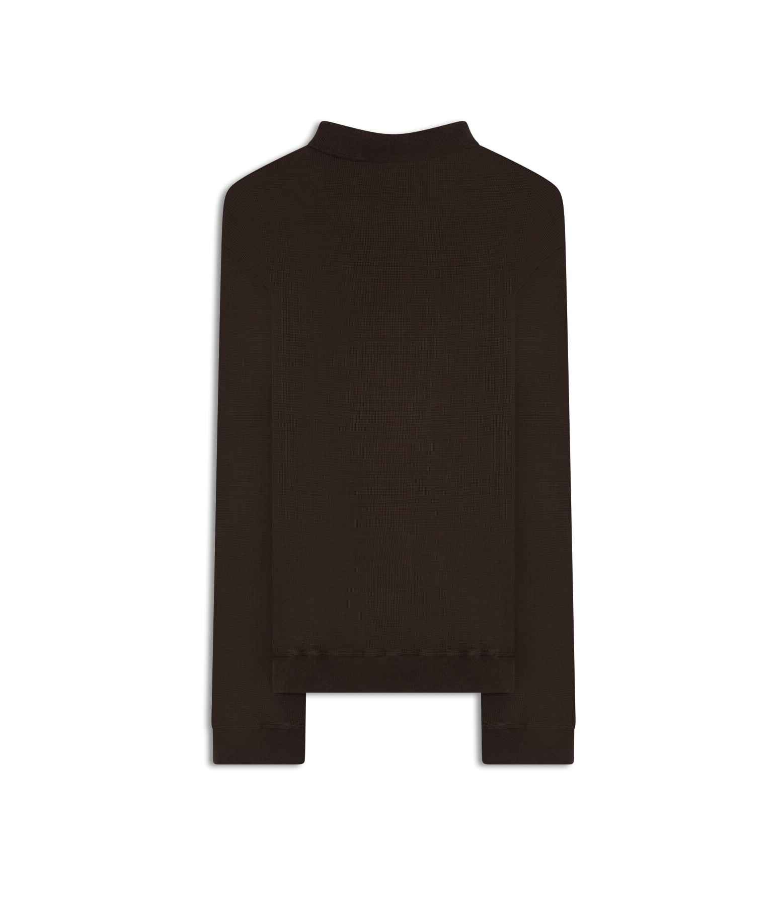 Polo Rugby Quadrile Ml Basic Fit Tabaco
