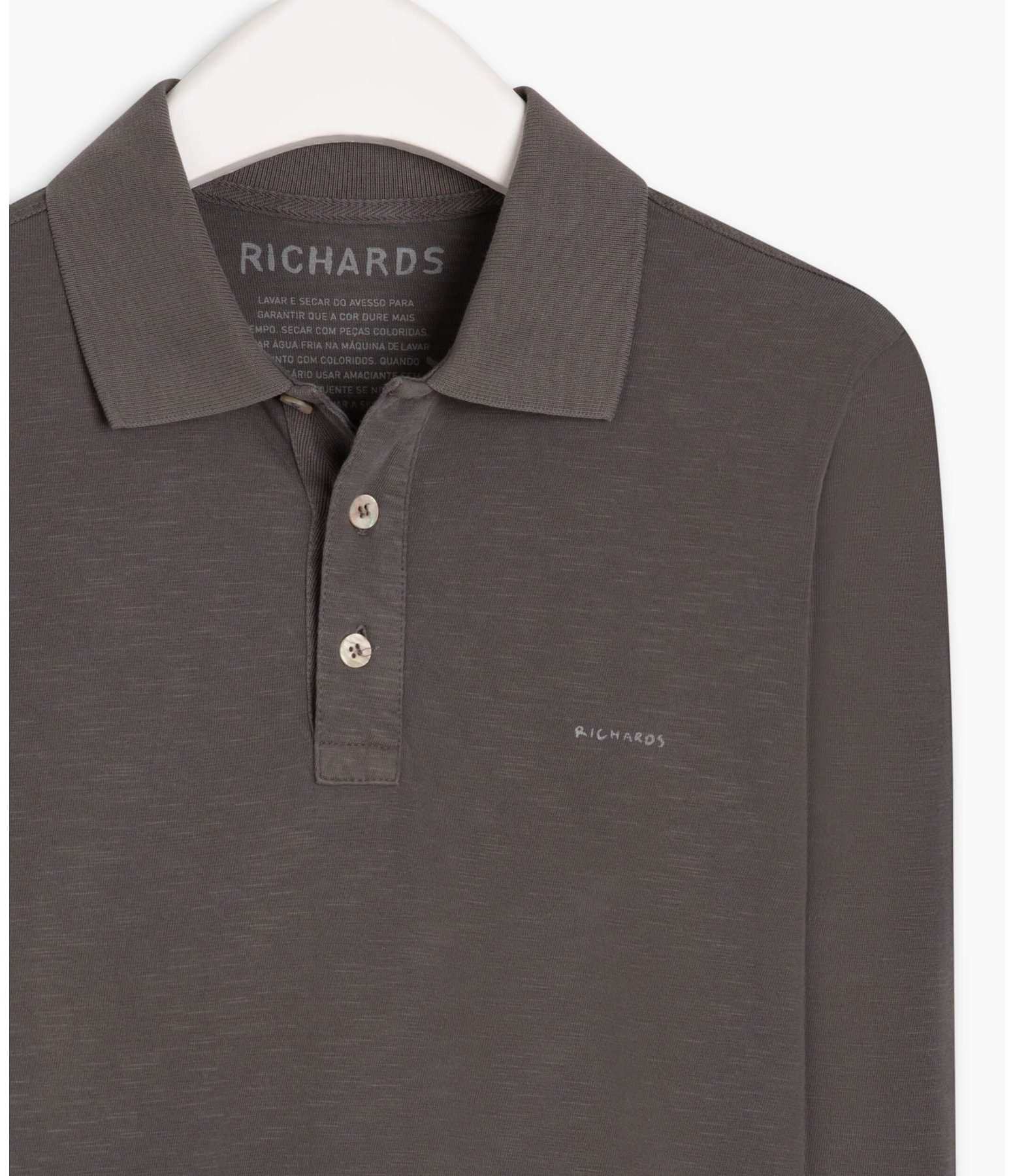 Polo Rugby Richards Ml Silver Gray