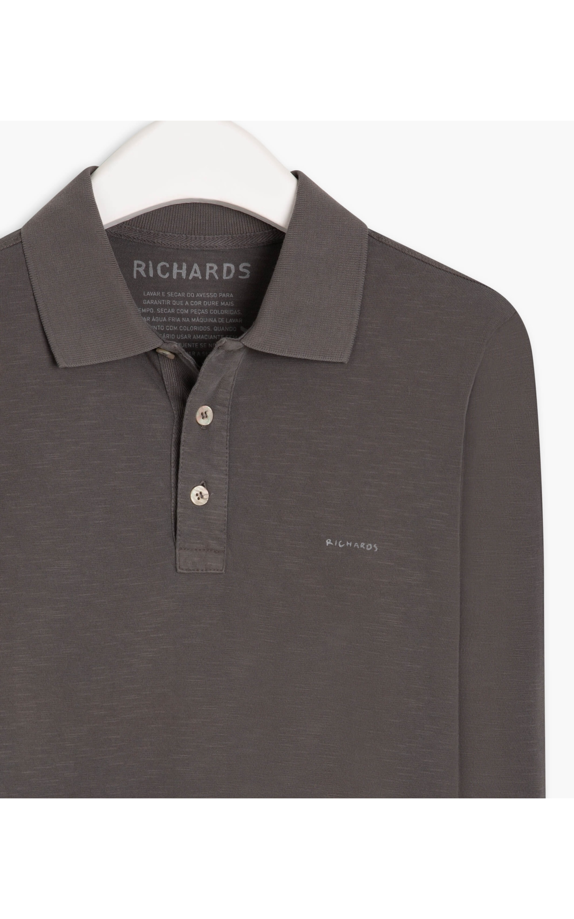 Polo Rugby Richards Ml Silver Gray