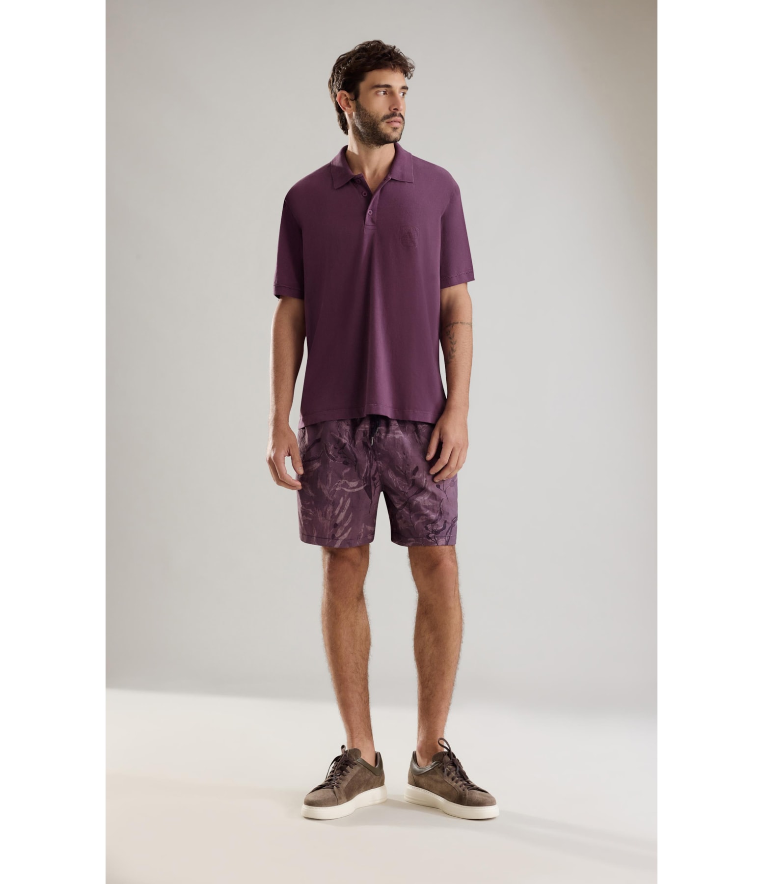 Polo Rugby Roxo