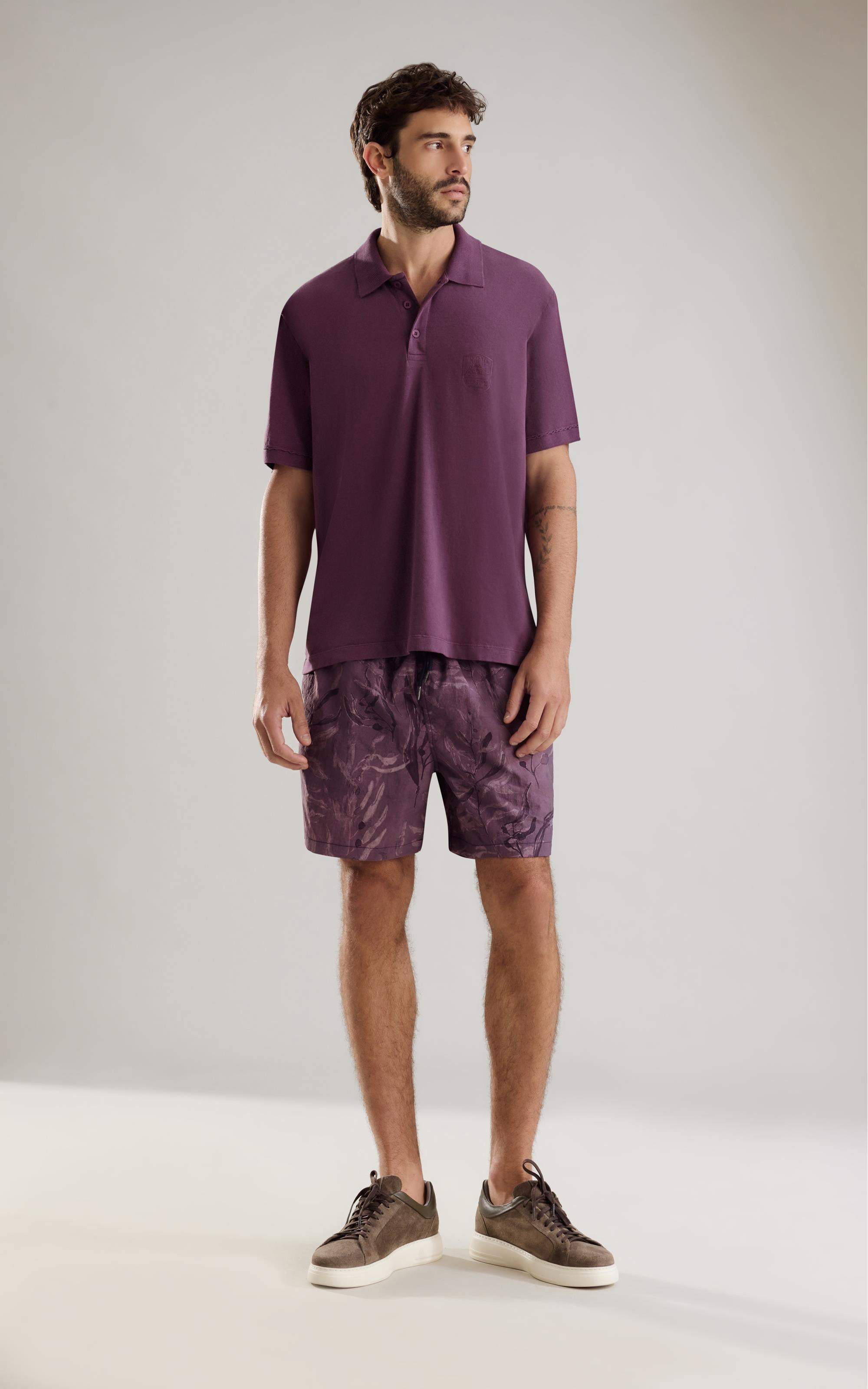 Polo Rugby Roxo