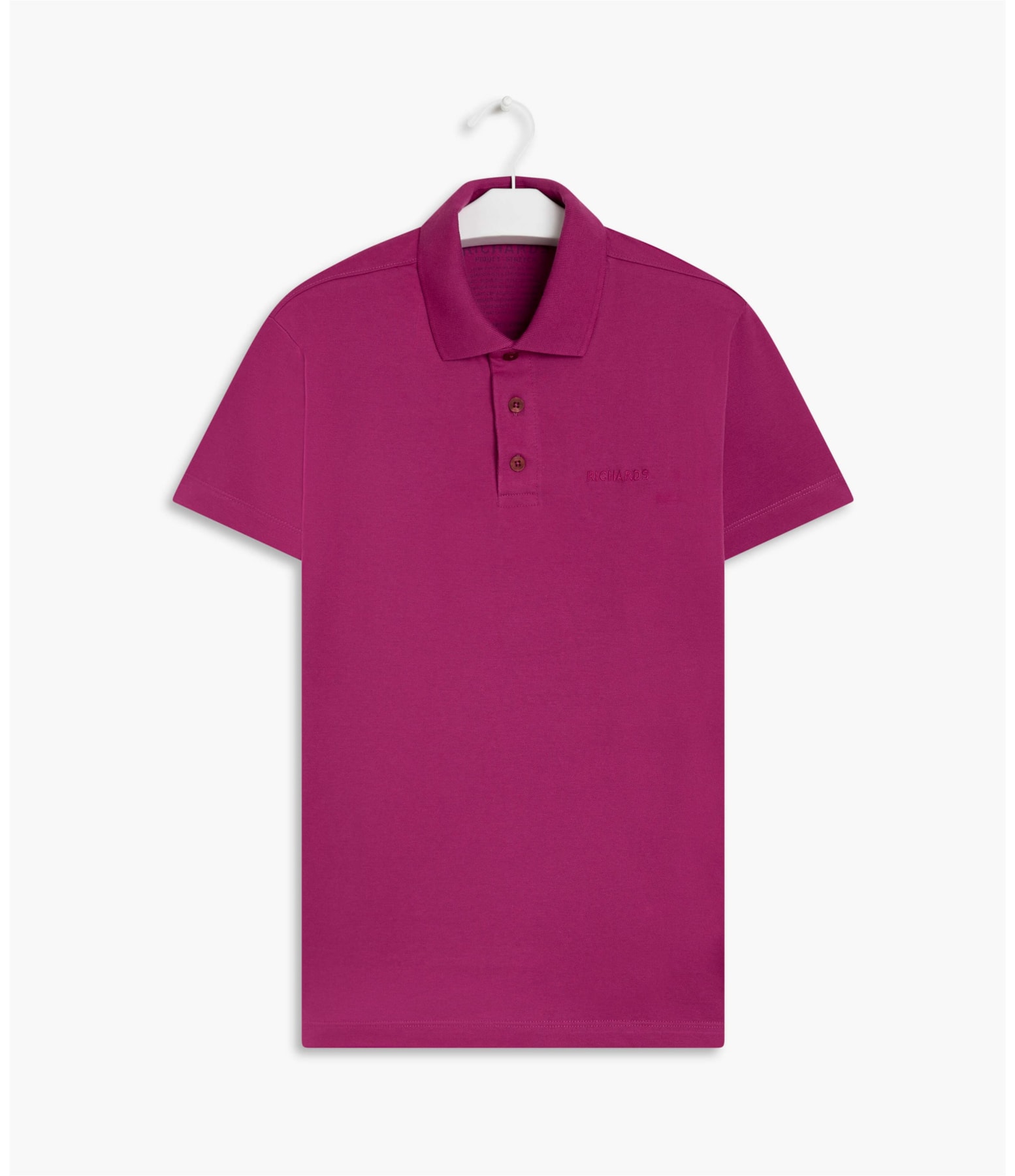 Polo Slim Piquer Com Elastano Mc Magenta