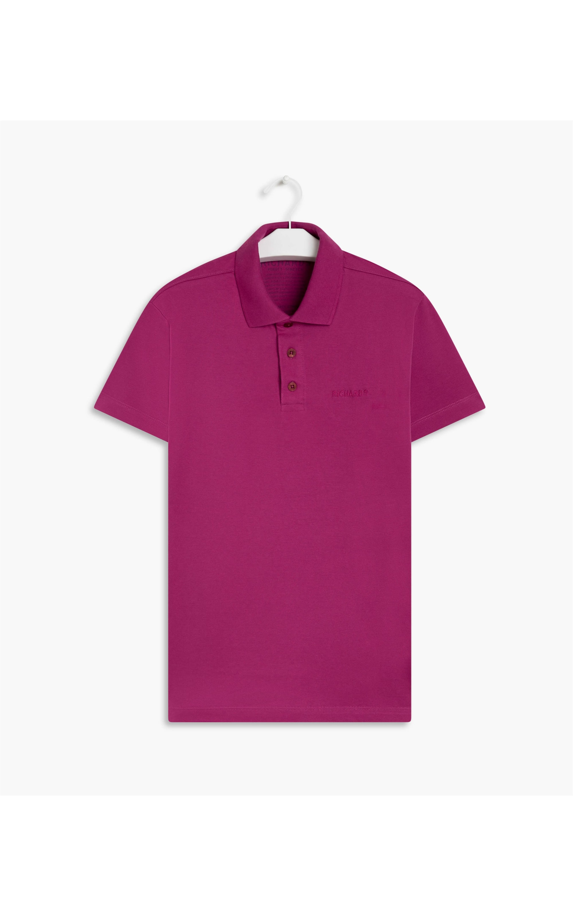 Polo Slim Piquer Com Elastano Mc Magenta