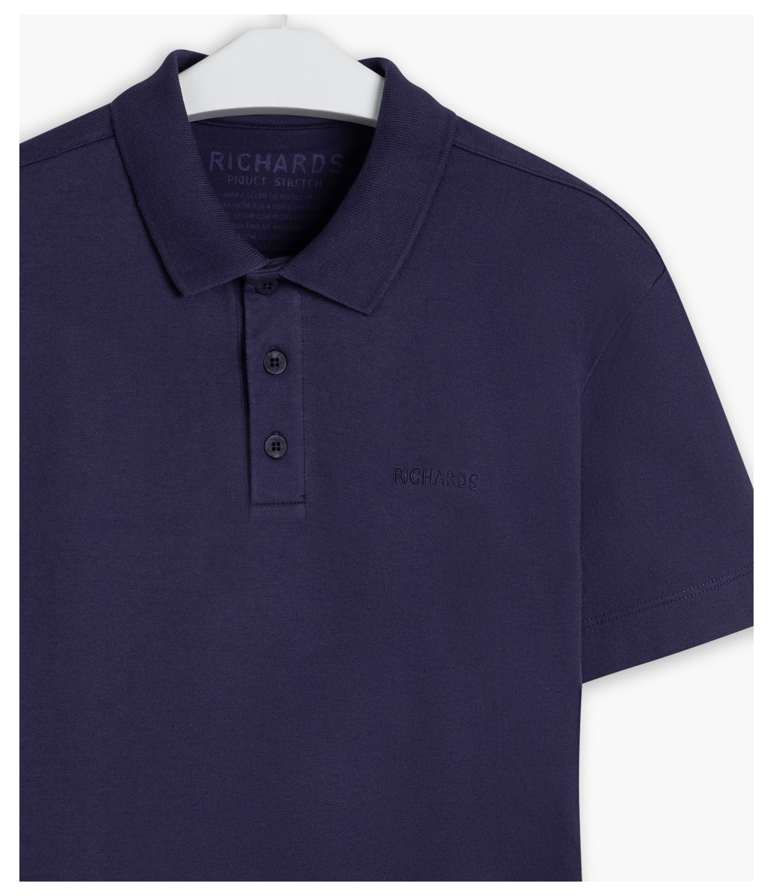 Polo Slim Piquer Com Elastano Mc Old Purple