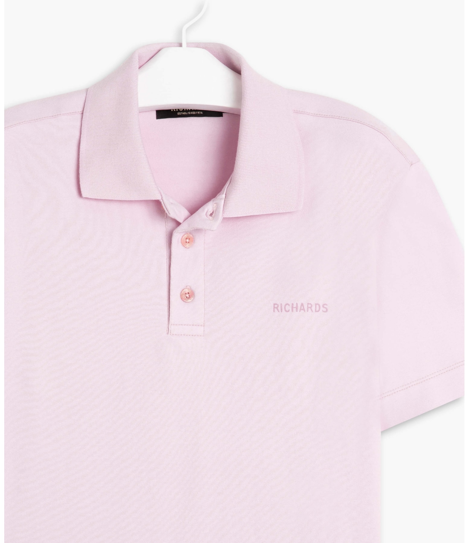 Polo Slim Piquet Rosa