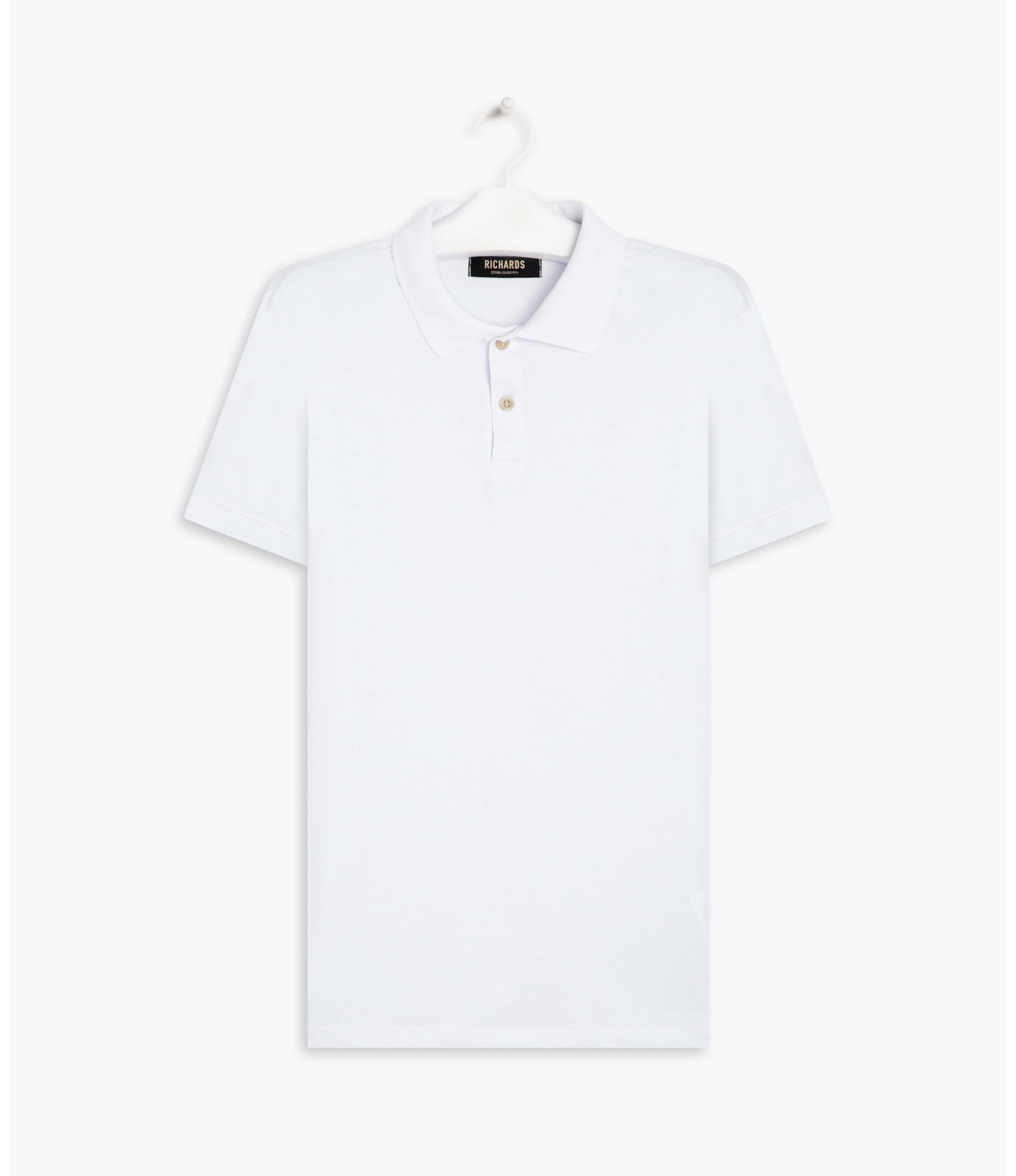 Polo Special Grid Pima Mc Branco