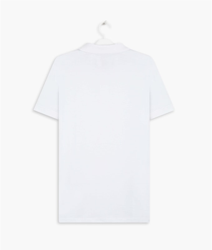 Polo Special Grid Pima Mc Branco