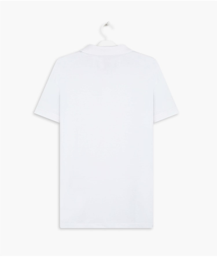 Polo Special Grid Pima Mc Branco