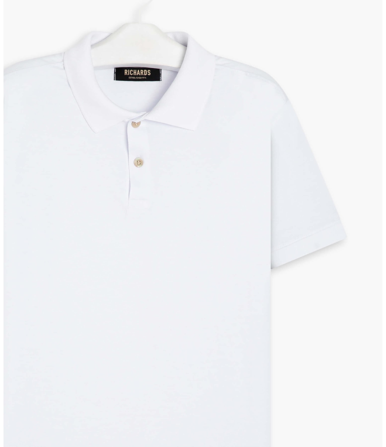 Polo Special Grid Pima Mc Branco
