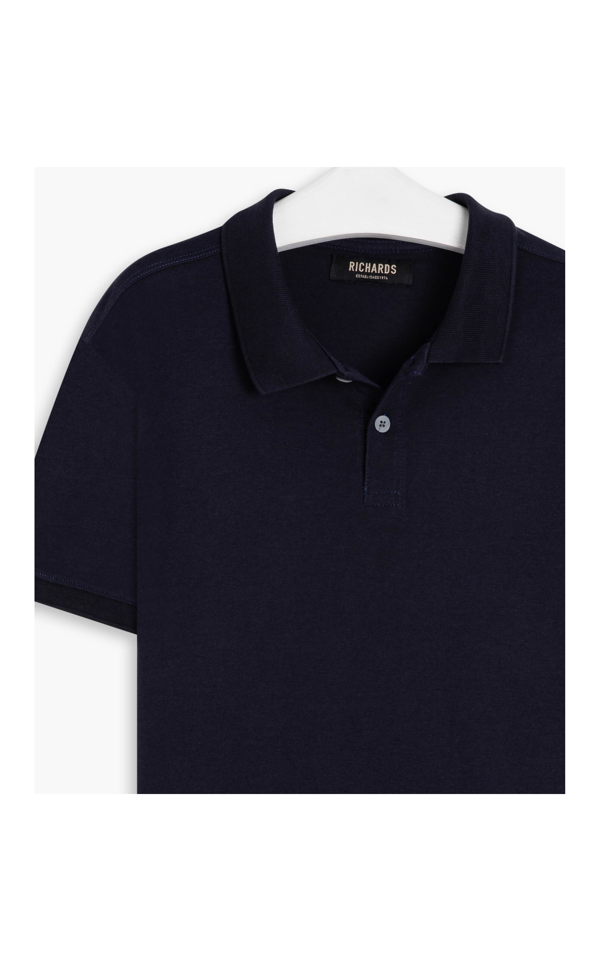 Polo Special Grid Pima Mc Dark Navy