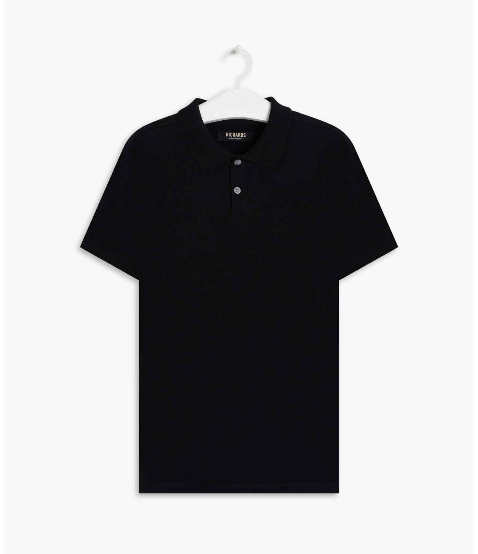 Polo Special Grid Pima Mc Preto