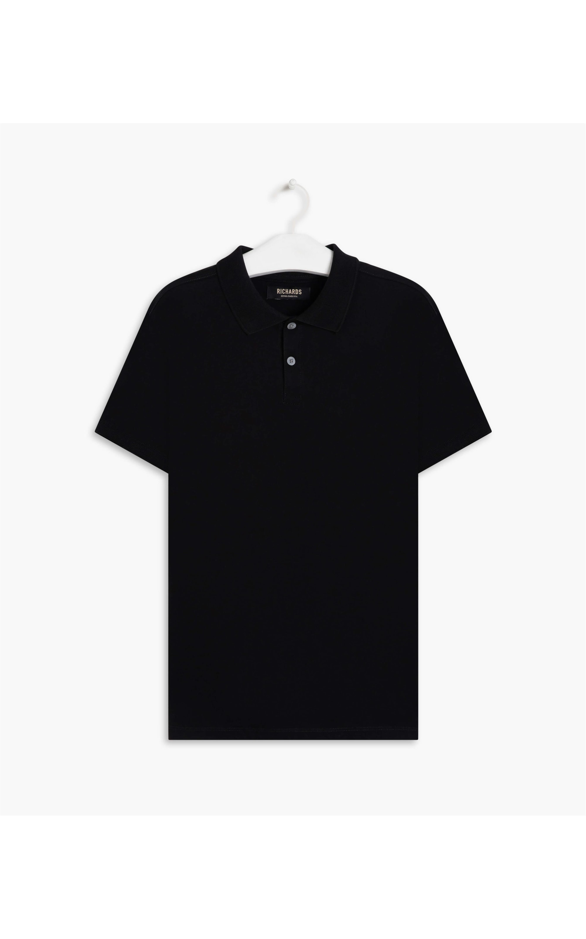 Polo Special Grid Pima Mc Preto