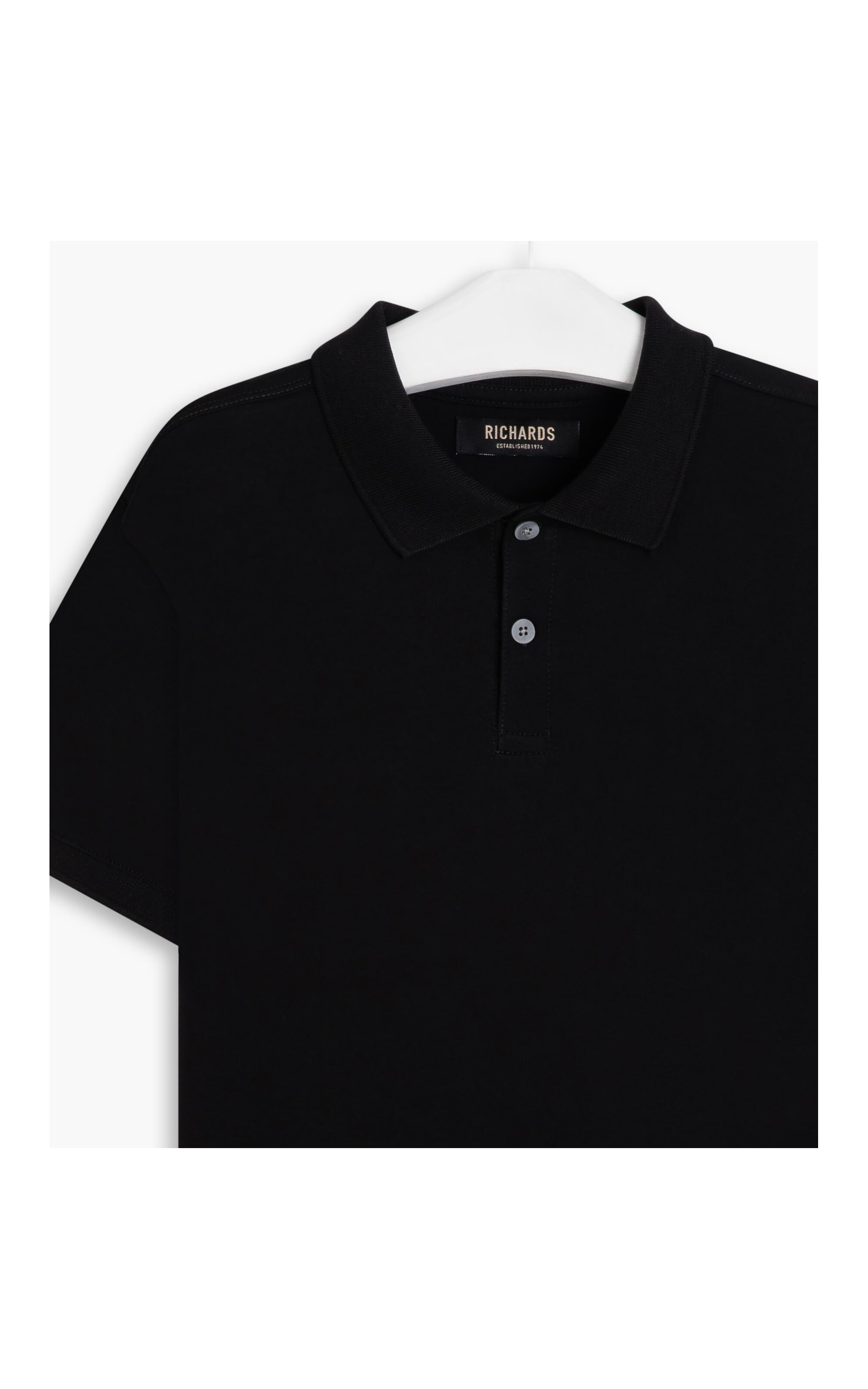Polo Special Grid Pima Mc Preto