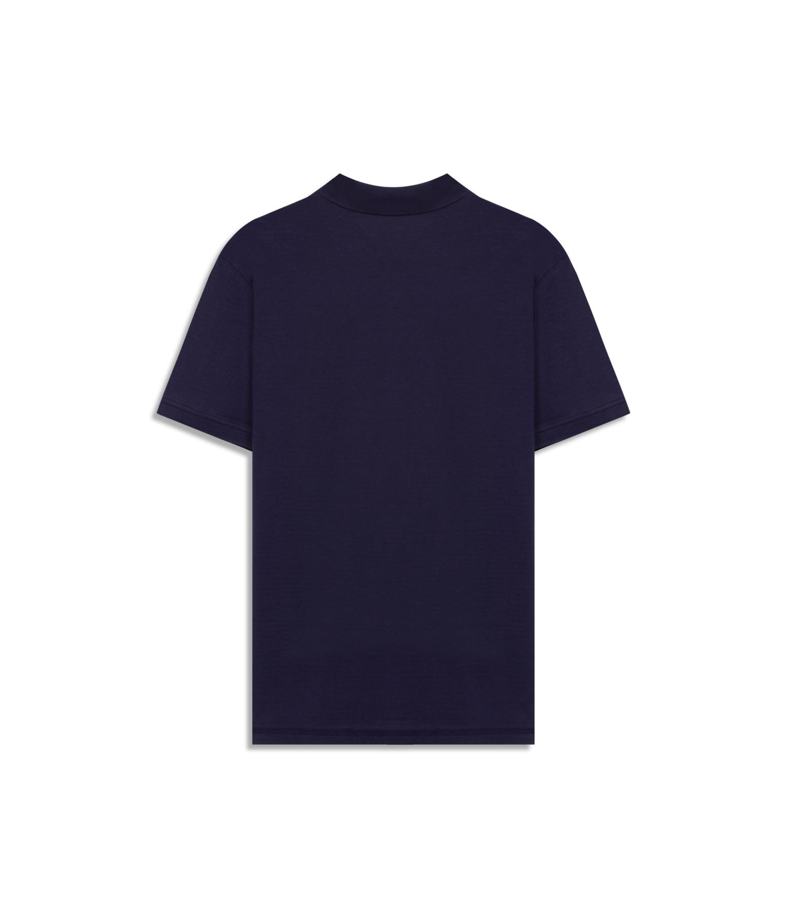 Polo Textura Mock Dark Navy