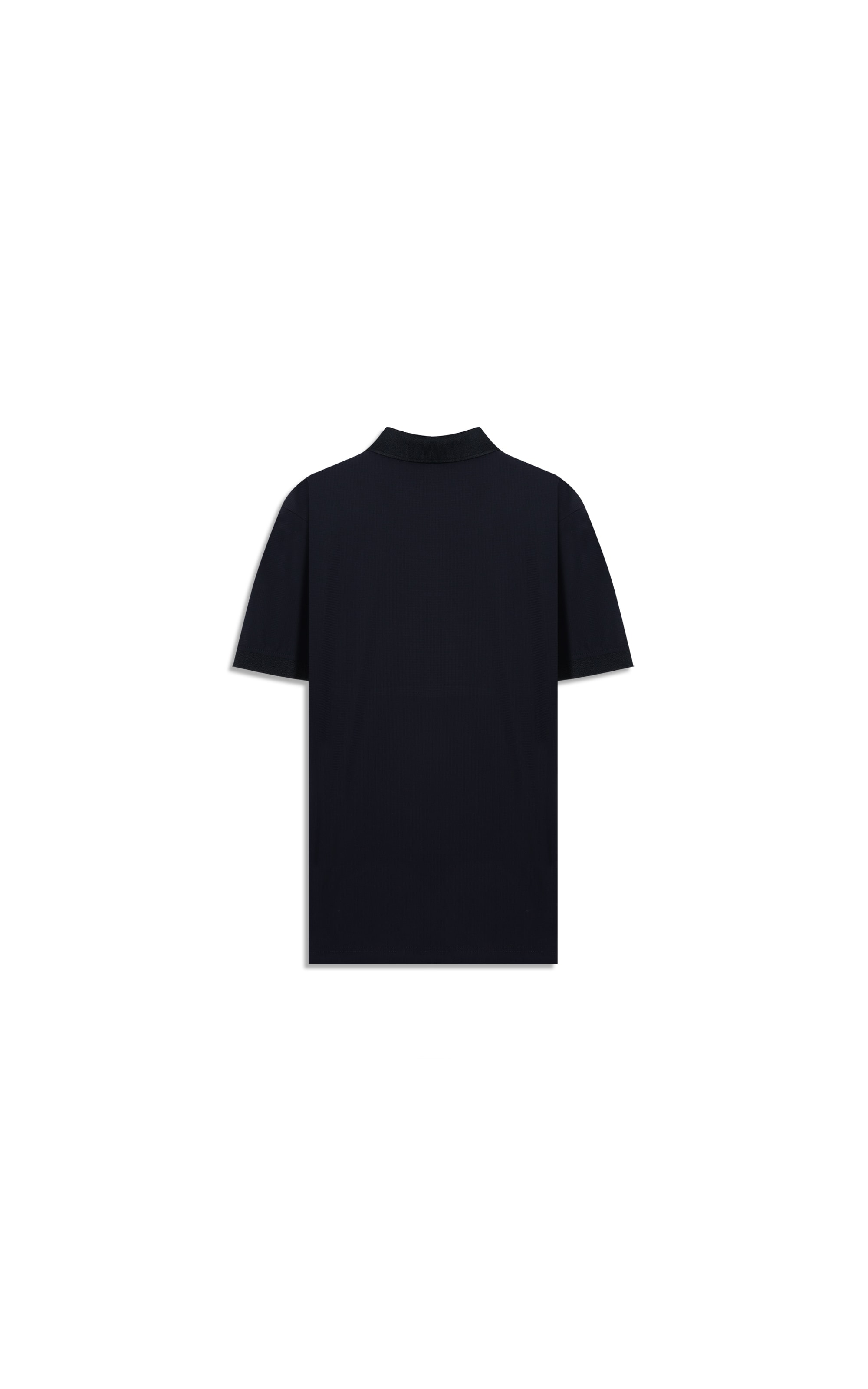 Polo Texture Tech Mc Basic Fit Preto