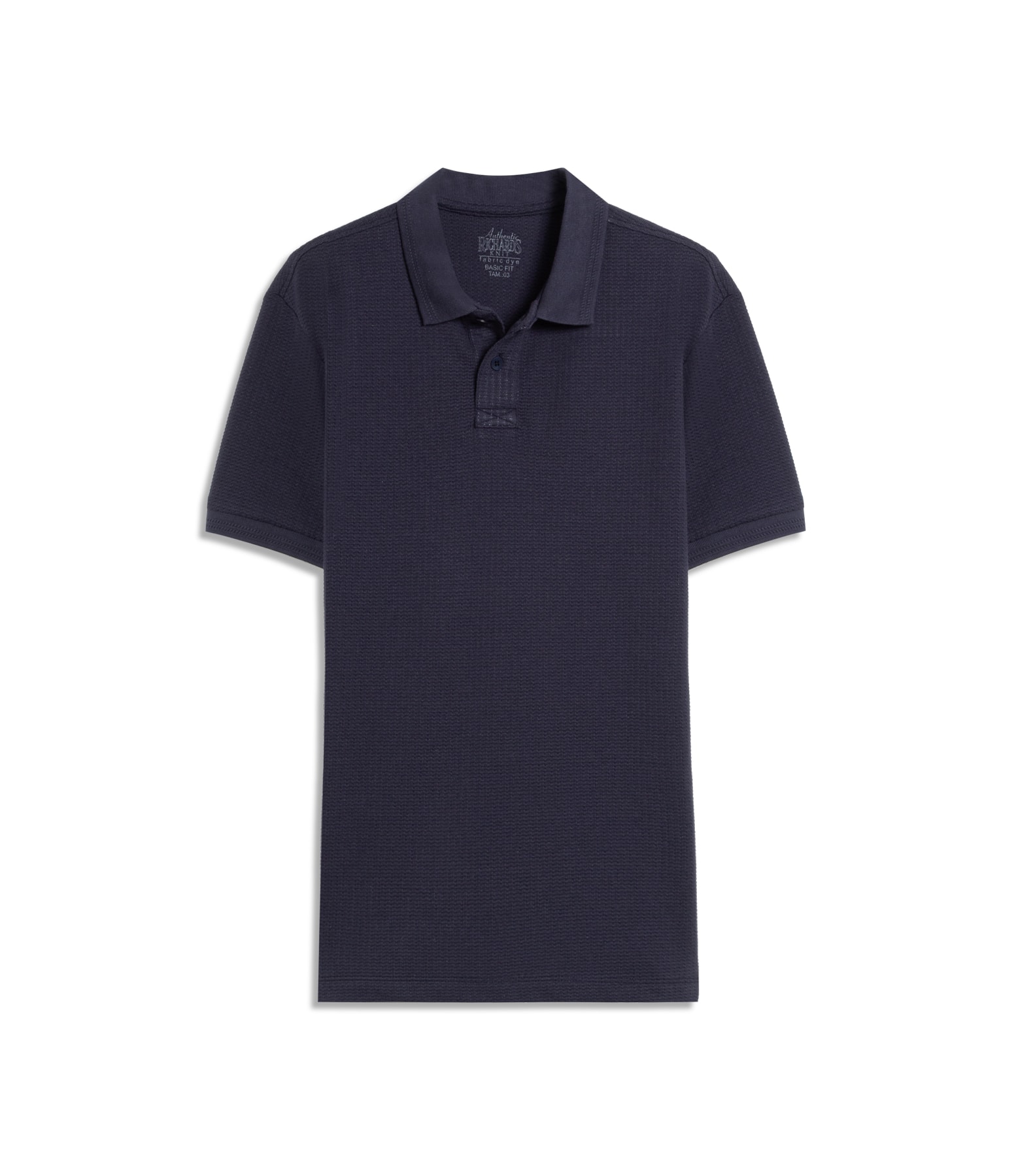 Polo Tricot Abracei Mc Dark Navy