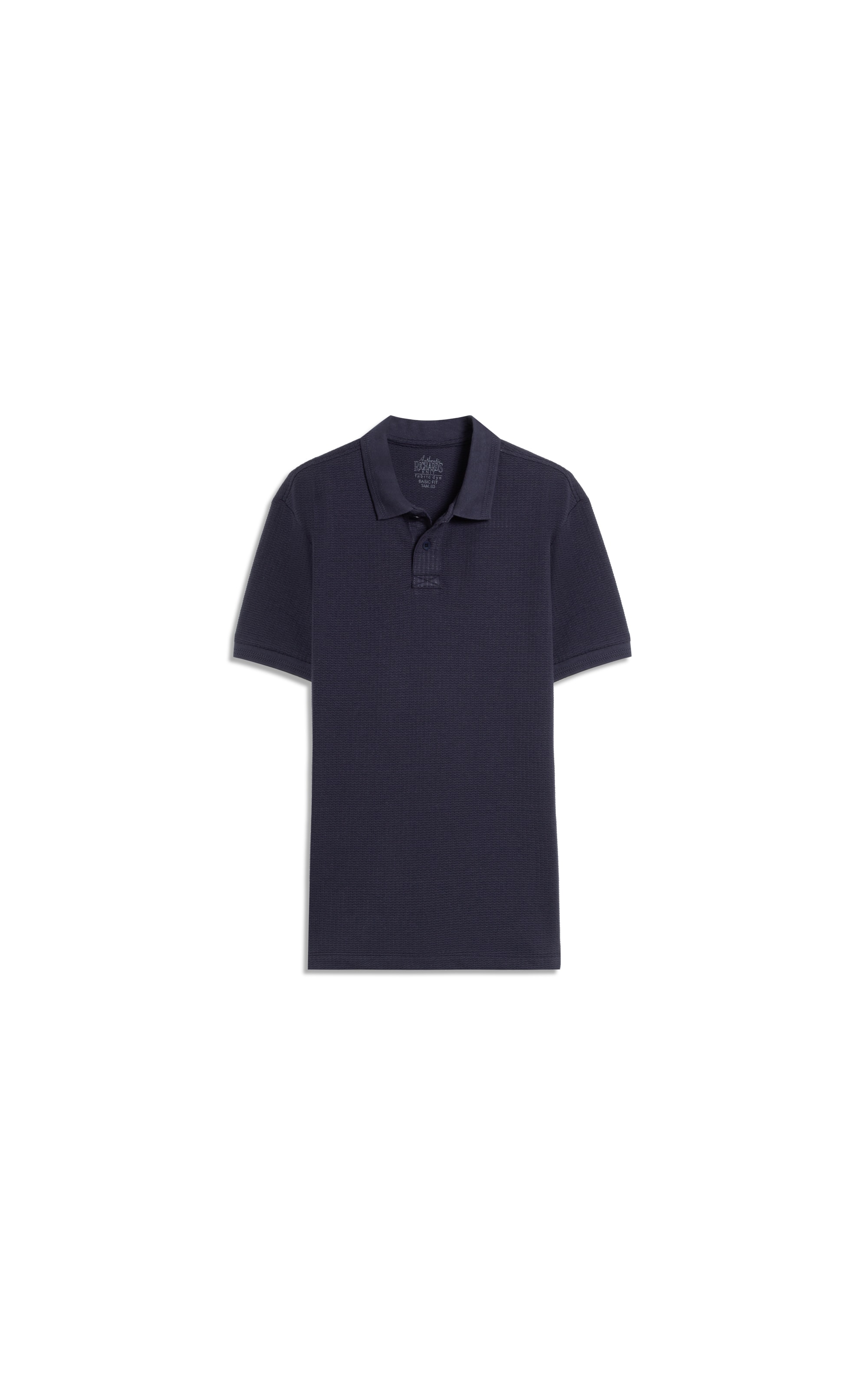 Polo Tricot Abracei Mc Dark Navy