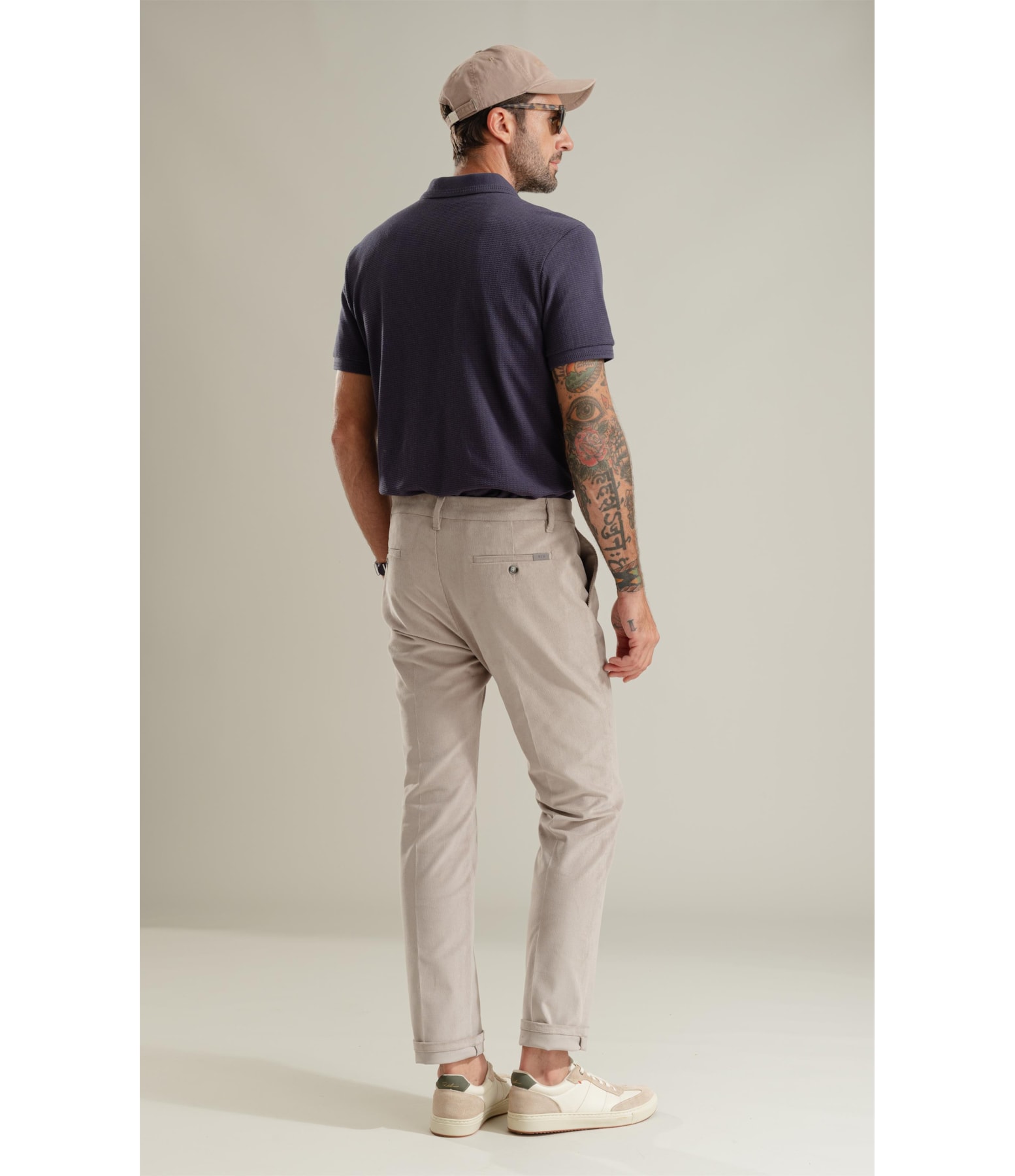 Polo Tricot Abracei Mc Dark Navy