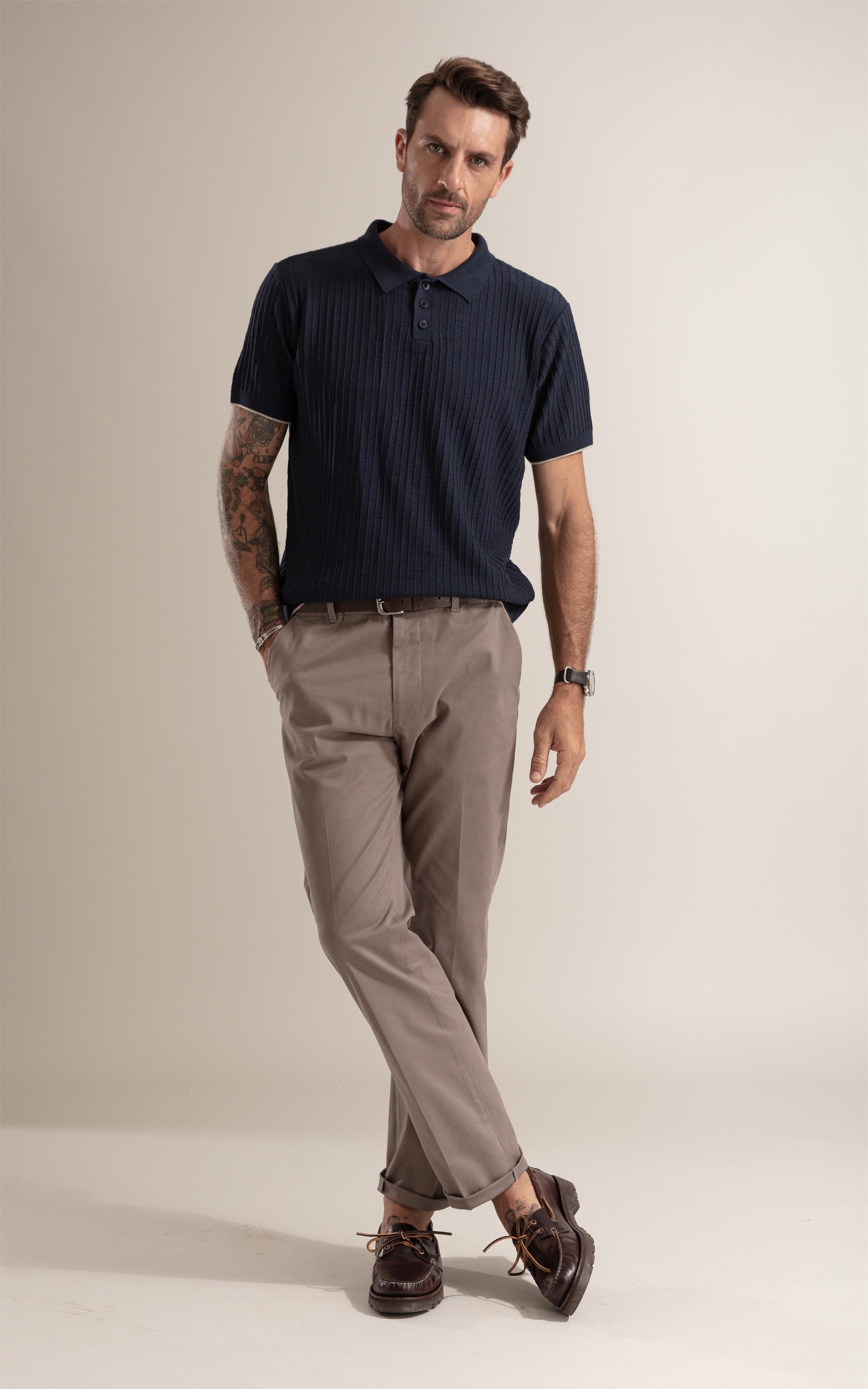 Polo Tricot Jules  Dark Navy