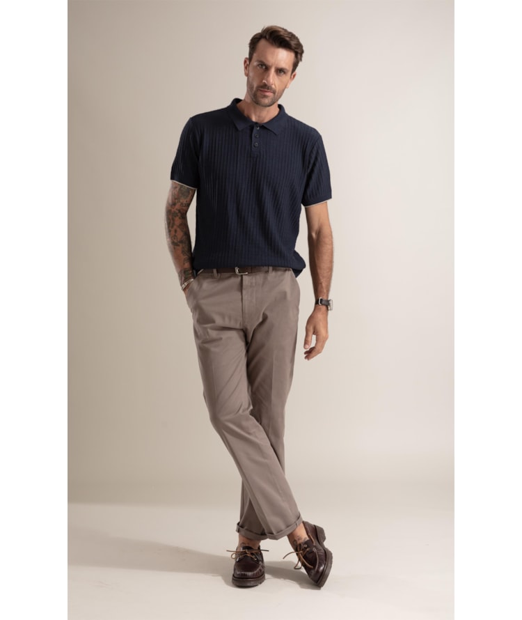Polo Tricot Jules  Dark Navy