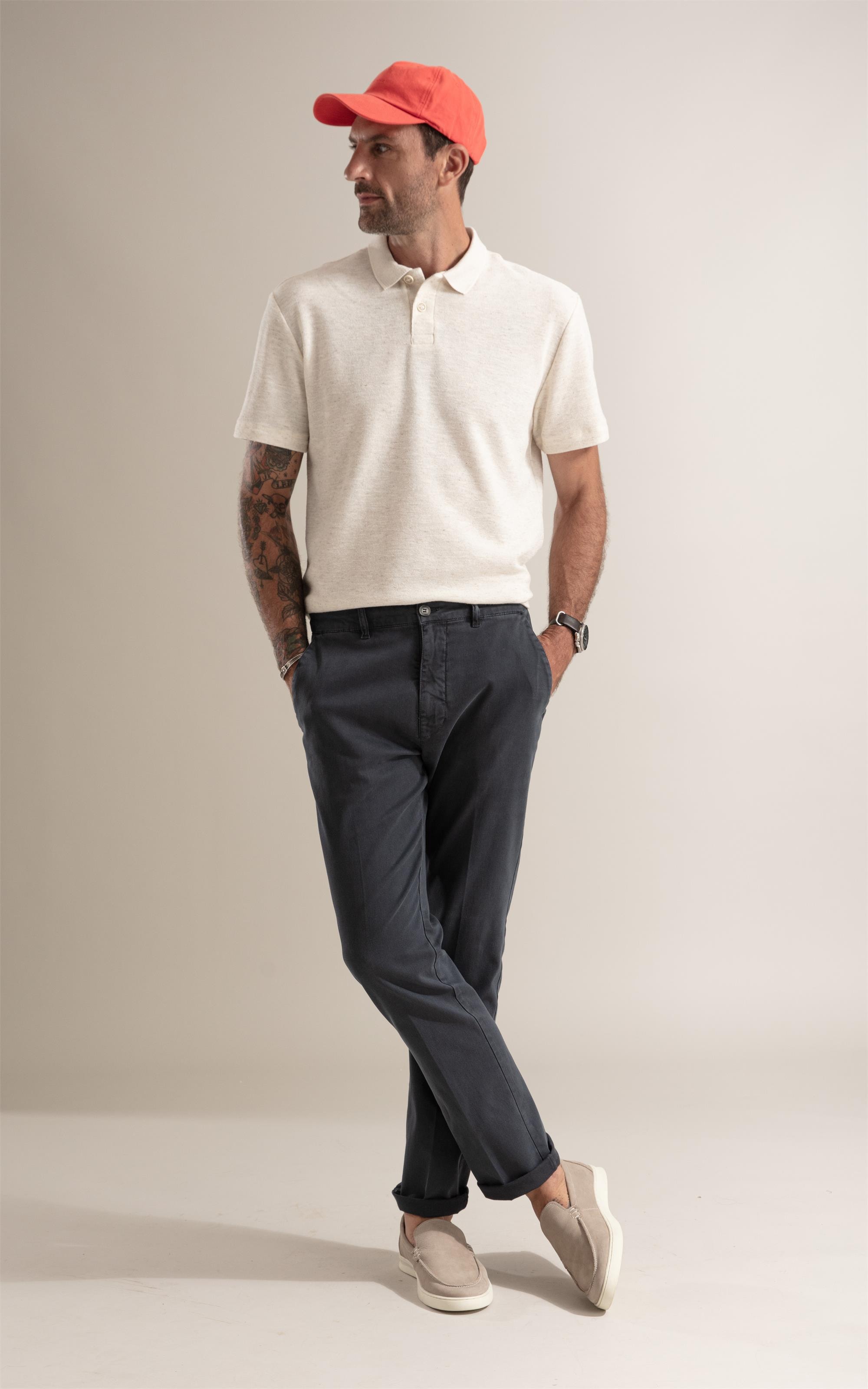 Polo Tricot Linen Natural
