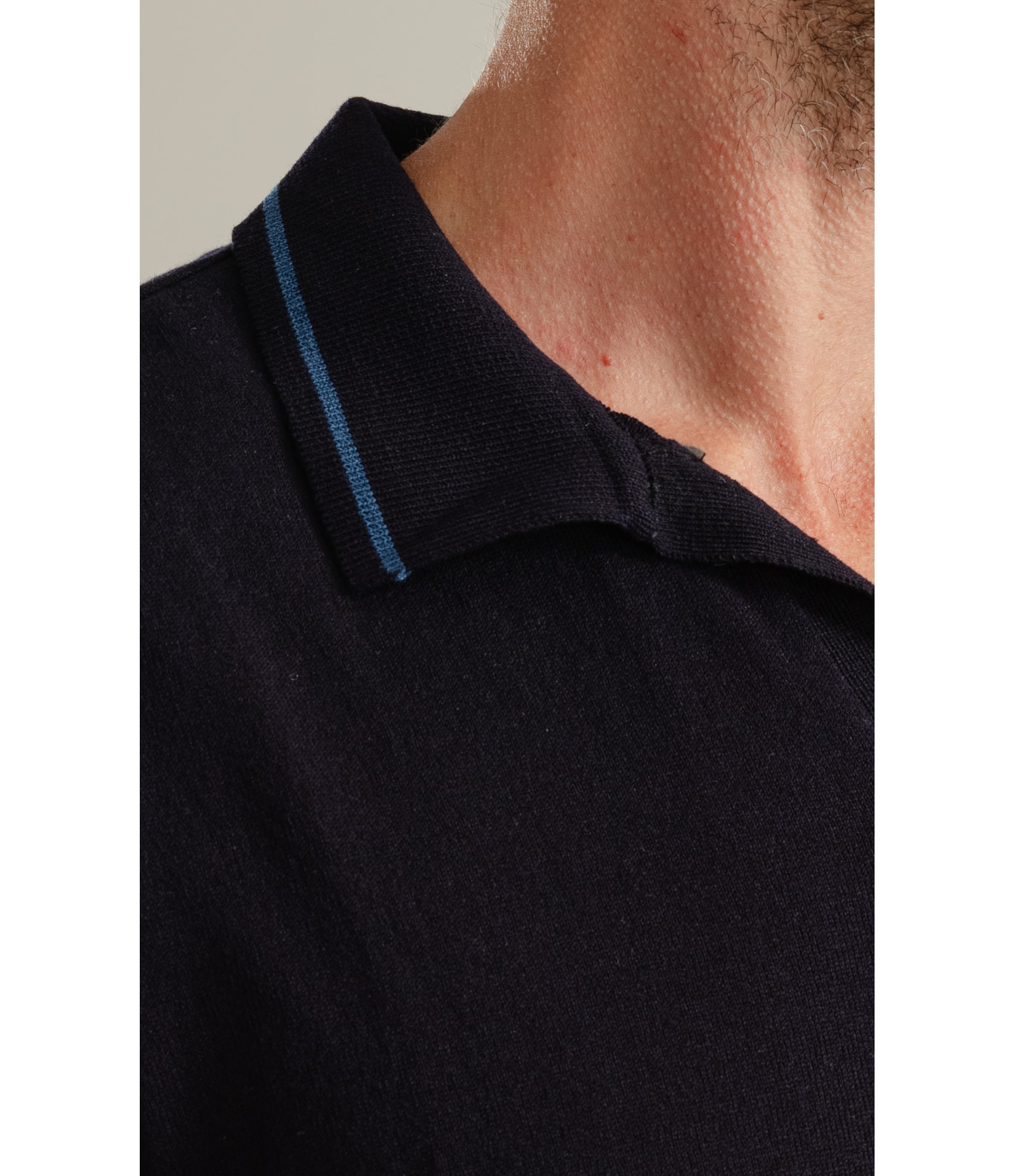Polo Tricot Luc Dark Navy