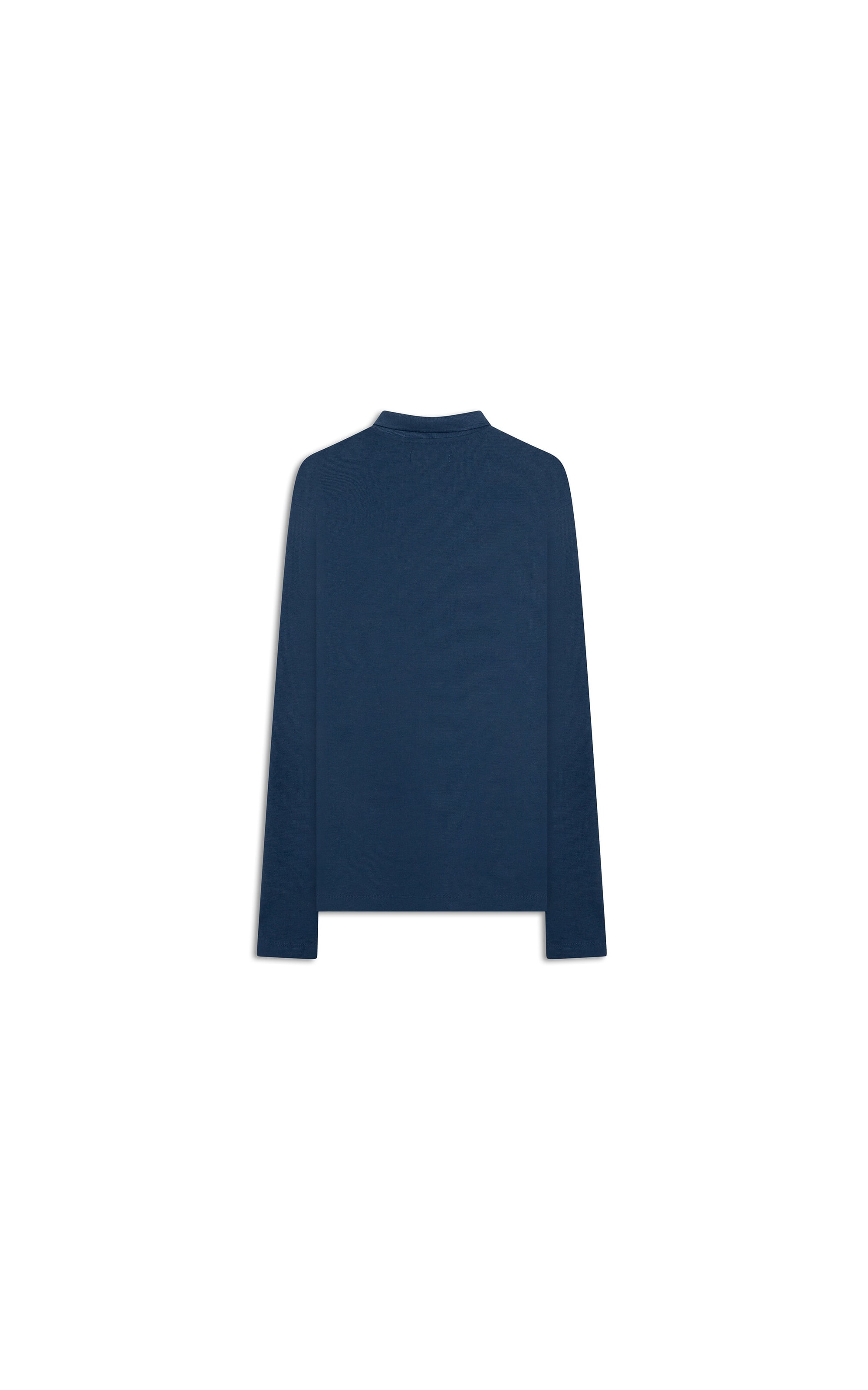 Polo Tricot Matt Ml Azul Jeans