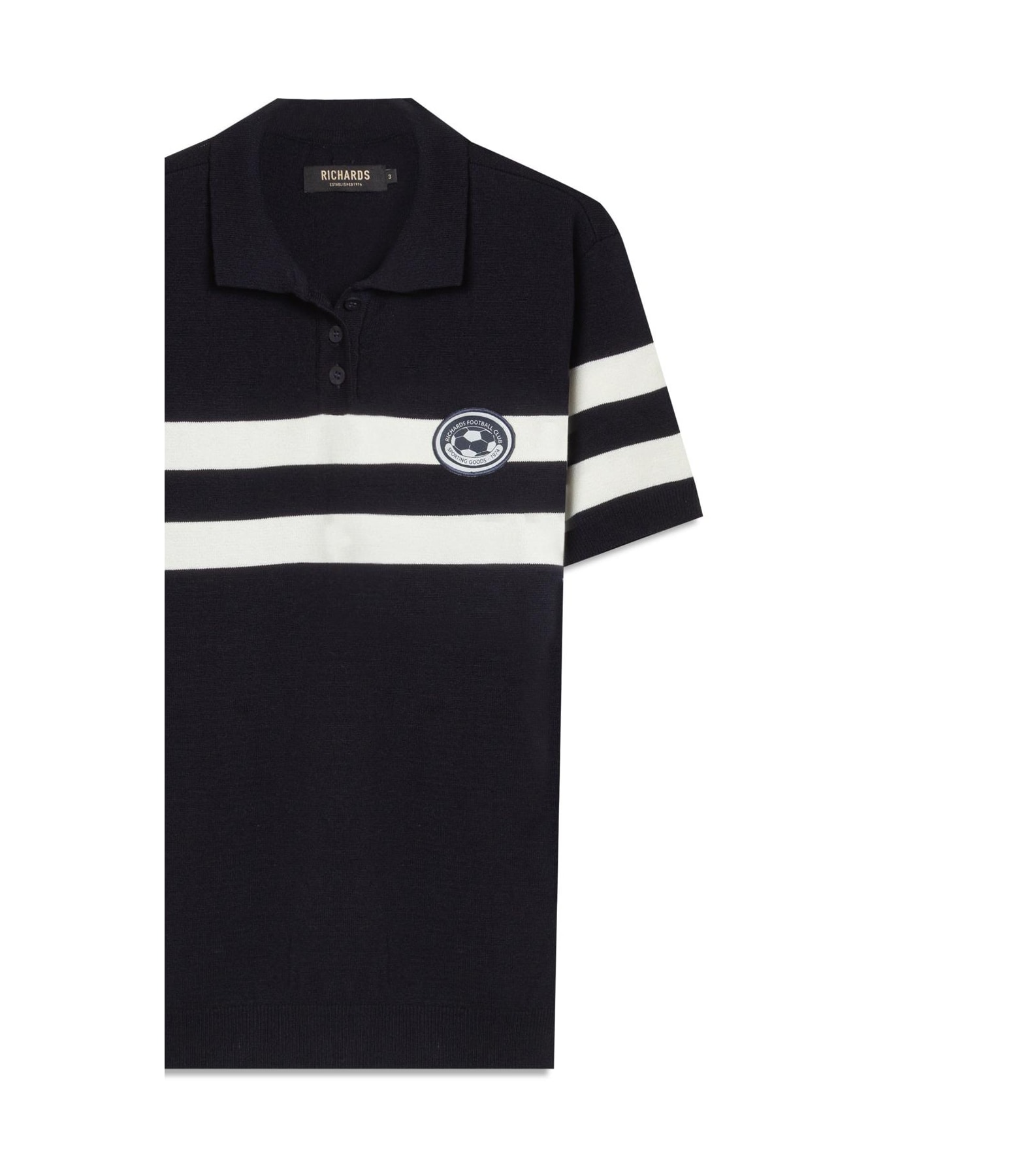 Polo Tricot Modal Dark Navy