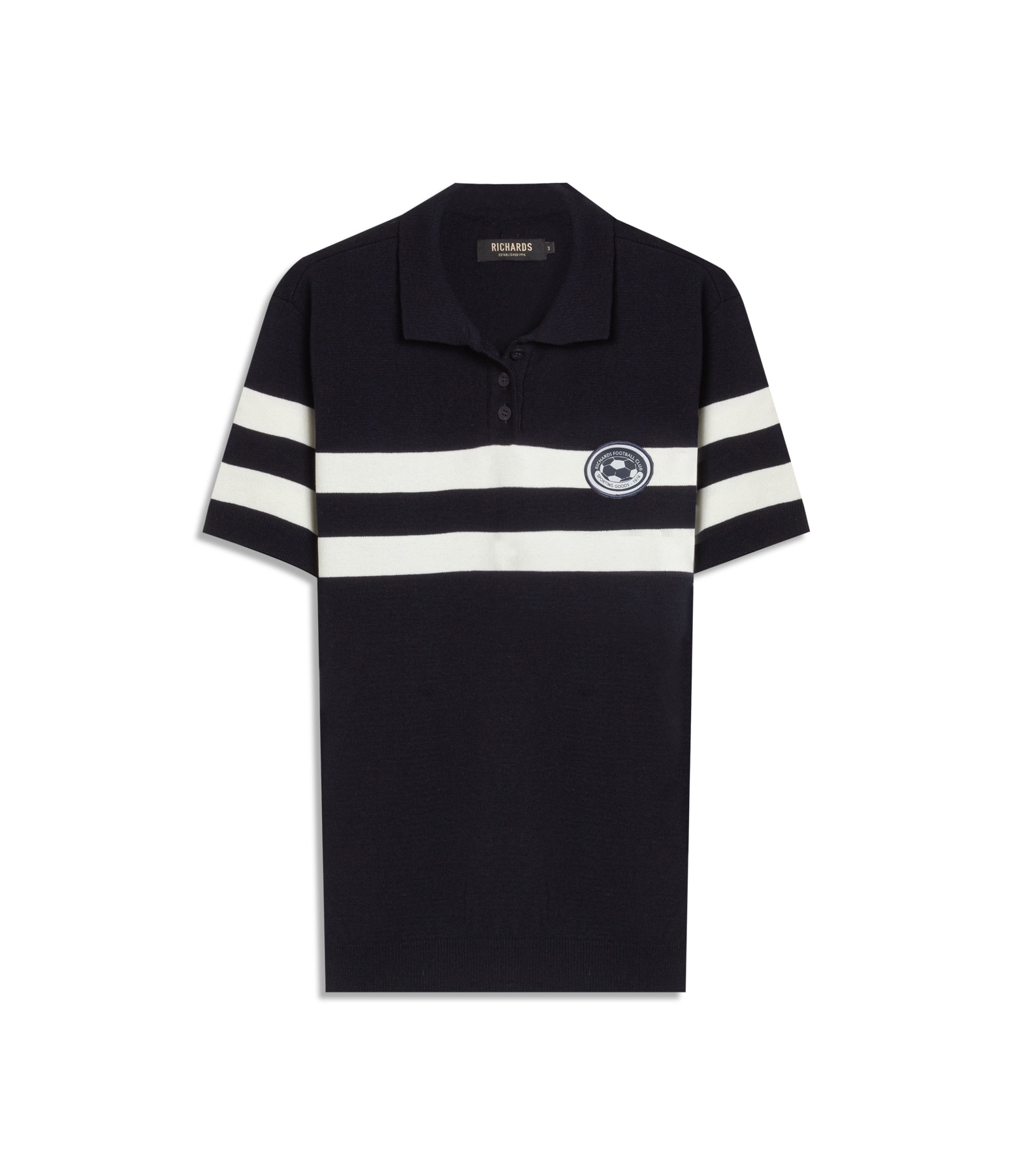 Polo Tricot Modal Dark Navy