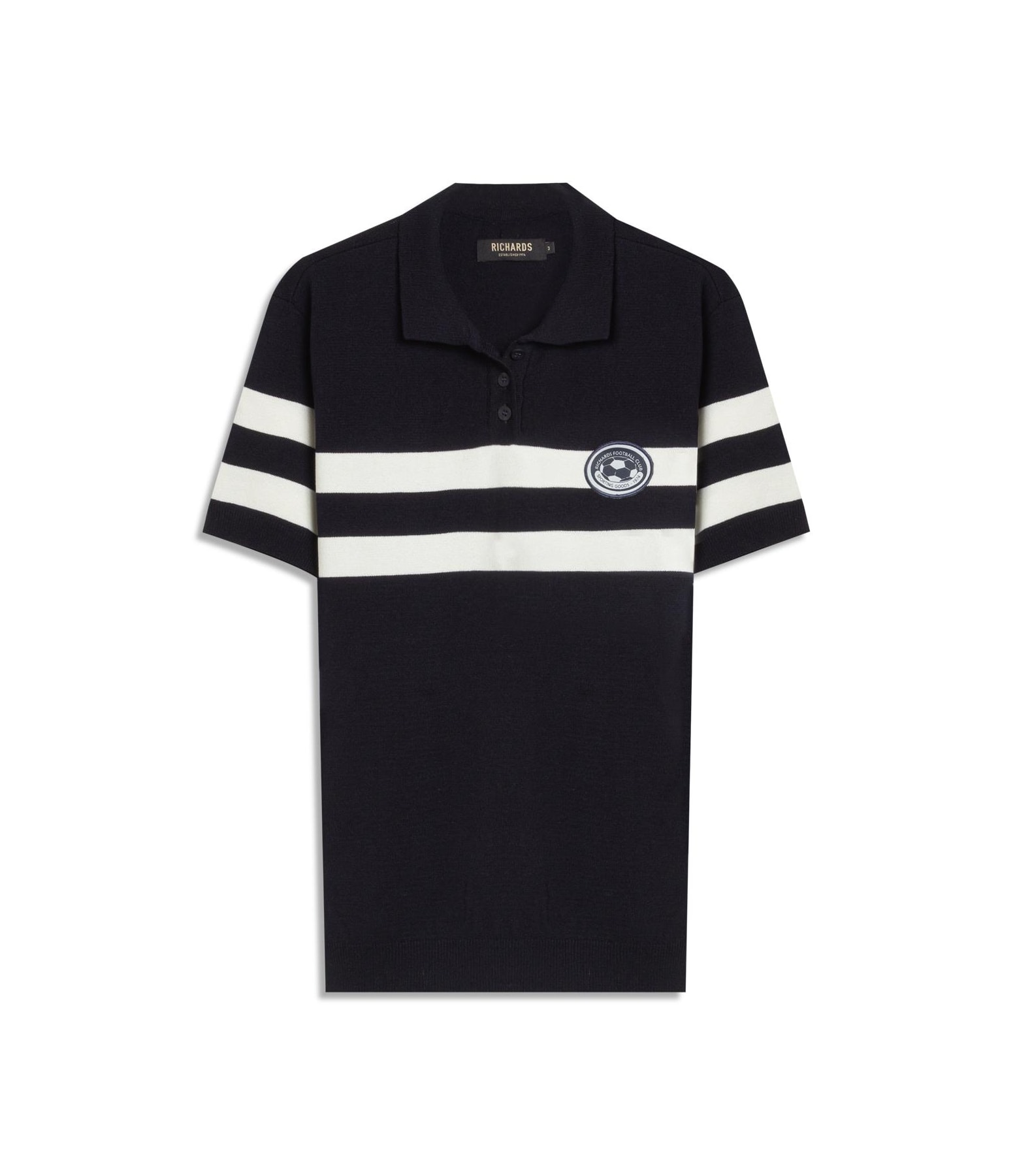 Polo Tricot Modal Dark Navy