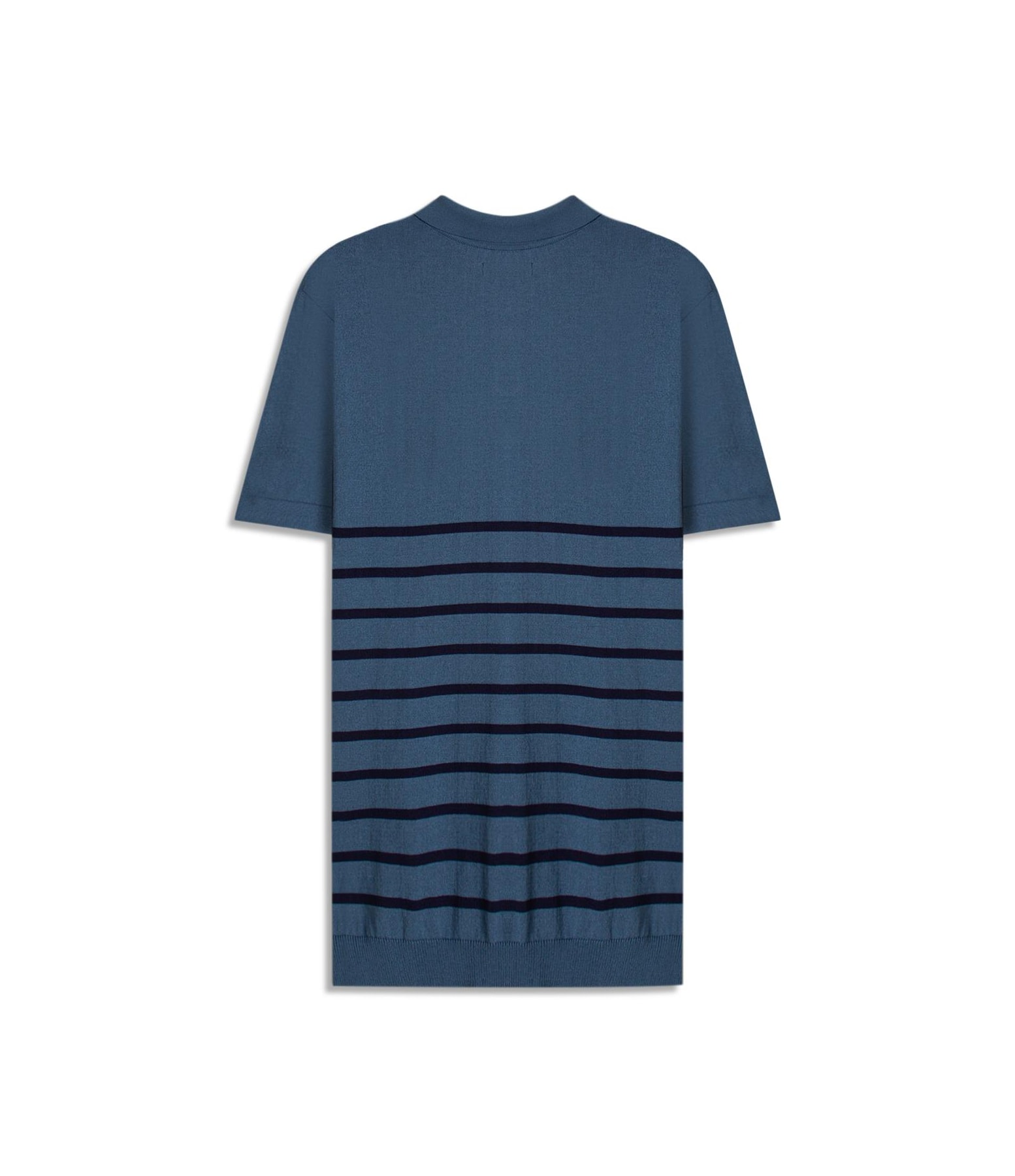 Polo Tricot Vitor Azul Jeans