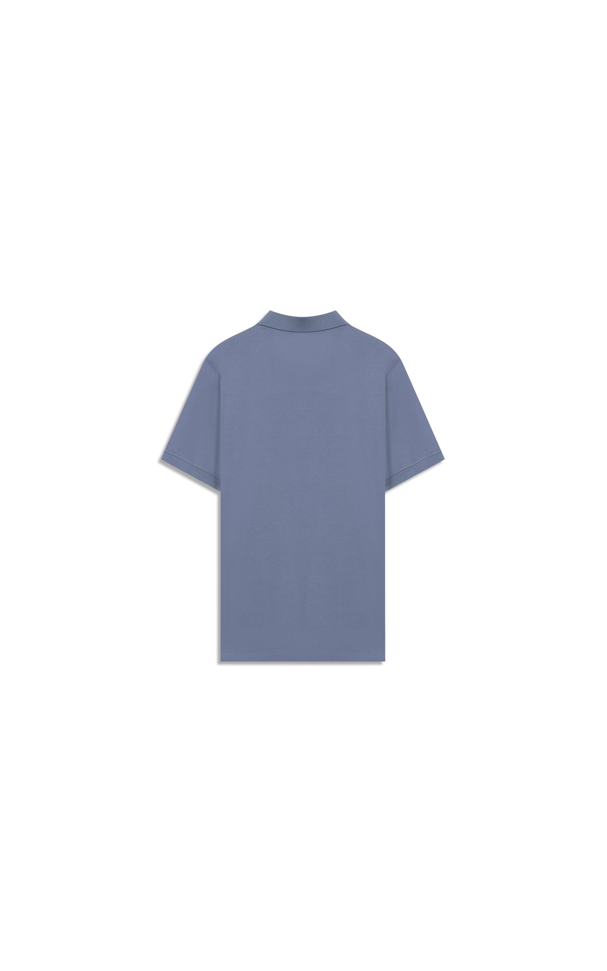 Polo Visconylon Classic Fit Azul Medio