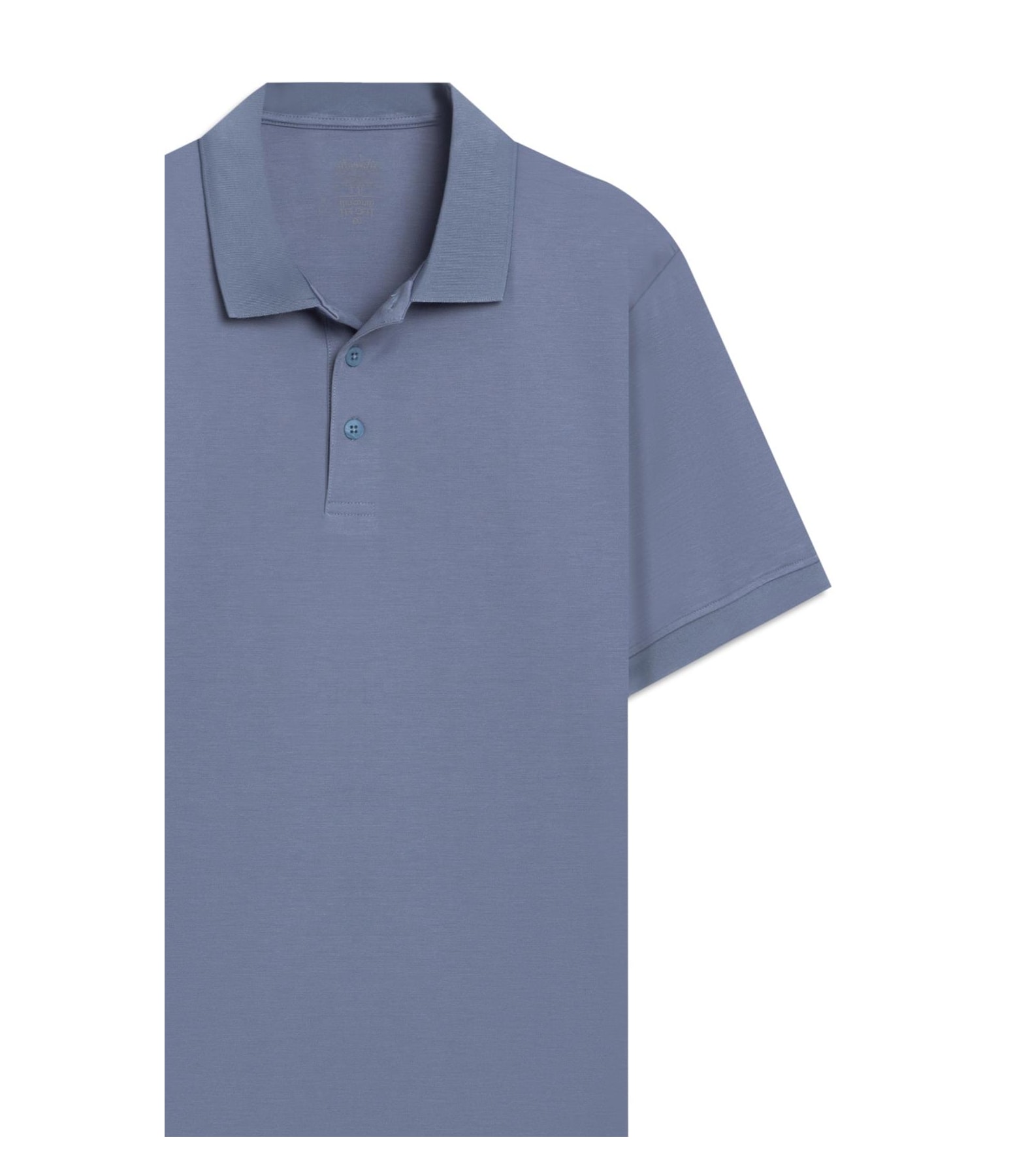 Polo Visconylon Classic Fit Azul Medio