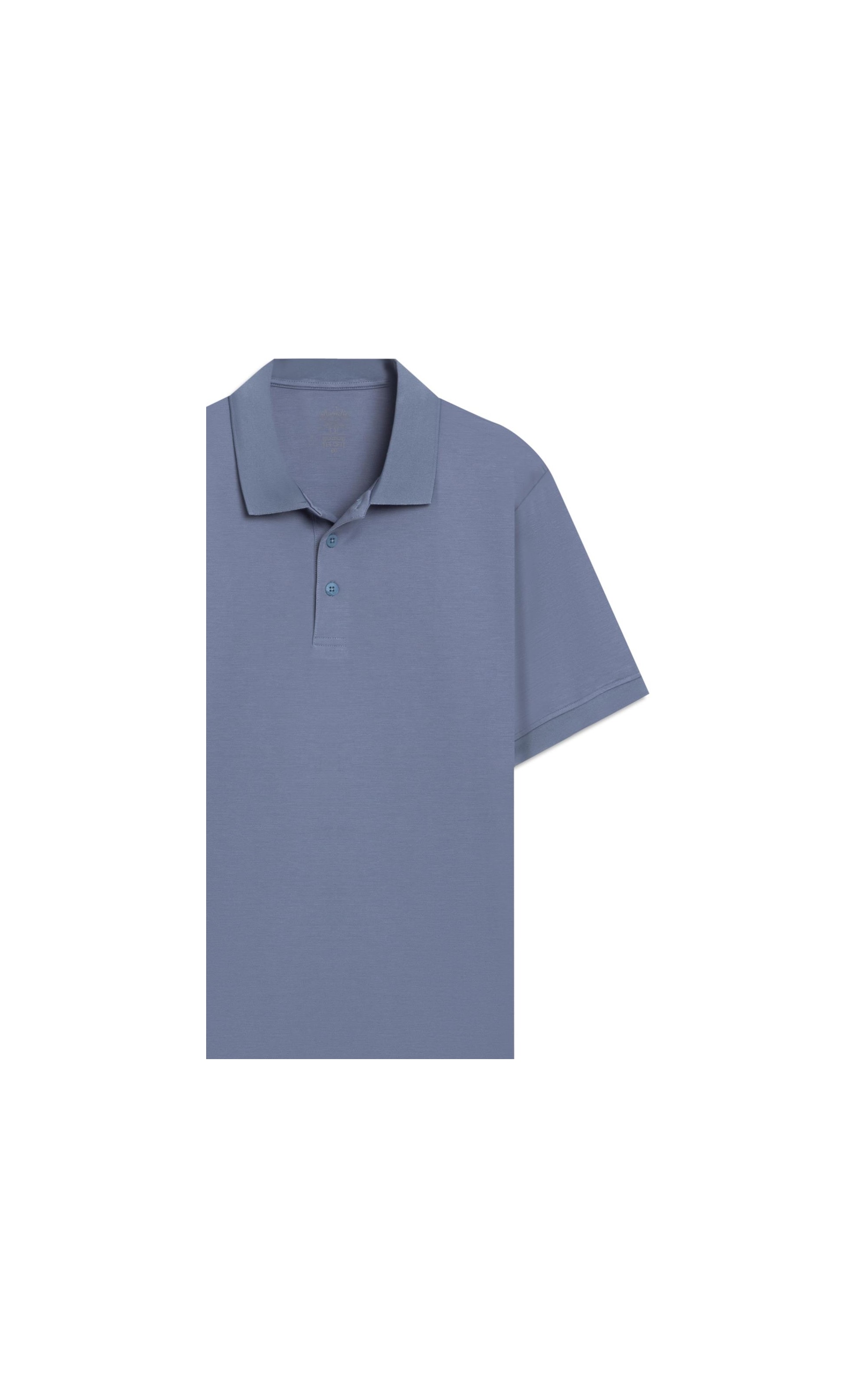Polo Visconylon Classic Fit Azul Medio