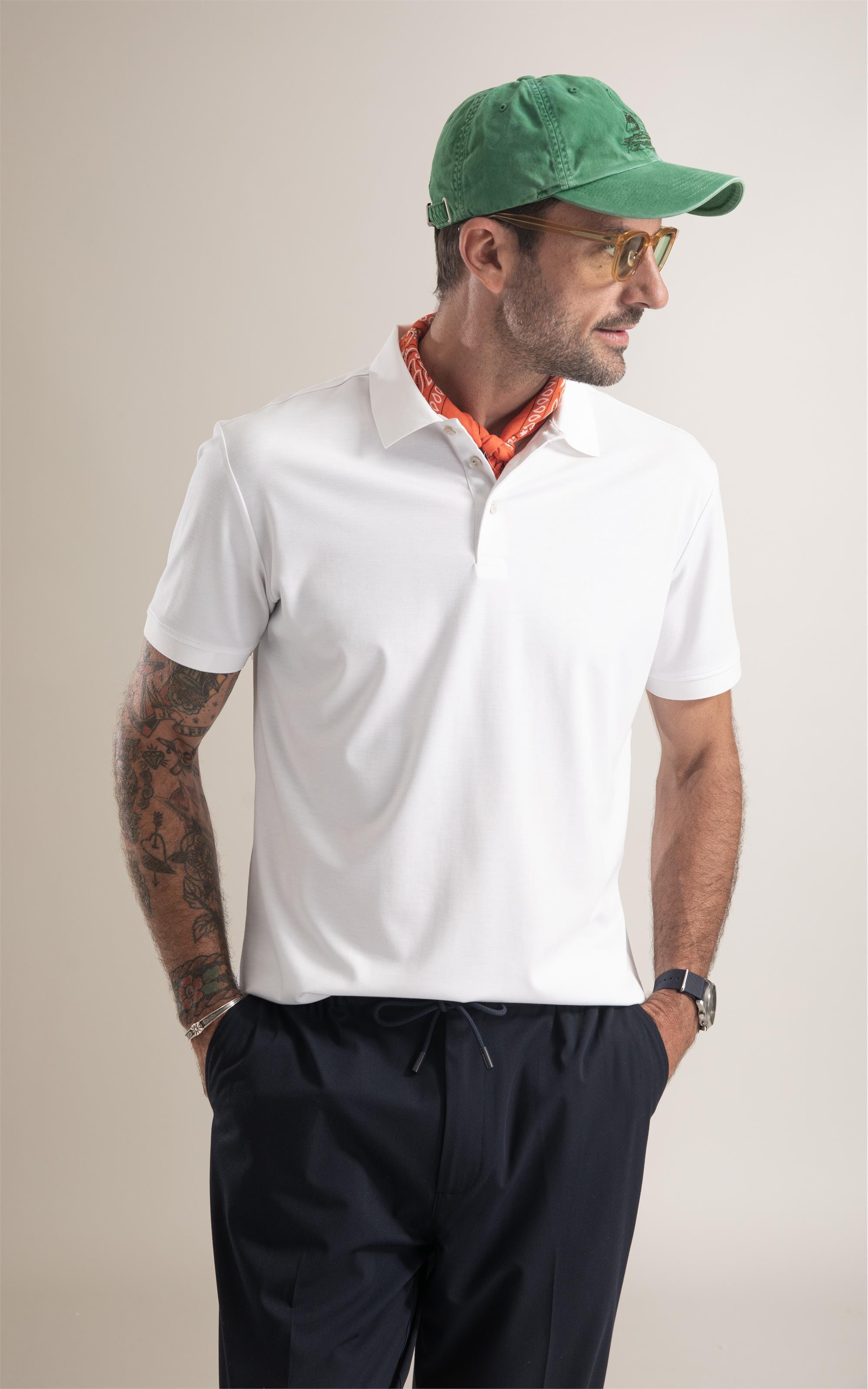 Polo Visylon Basic Fit Branco