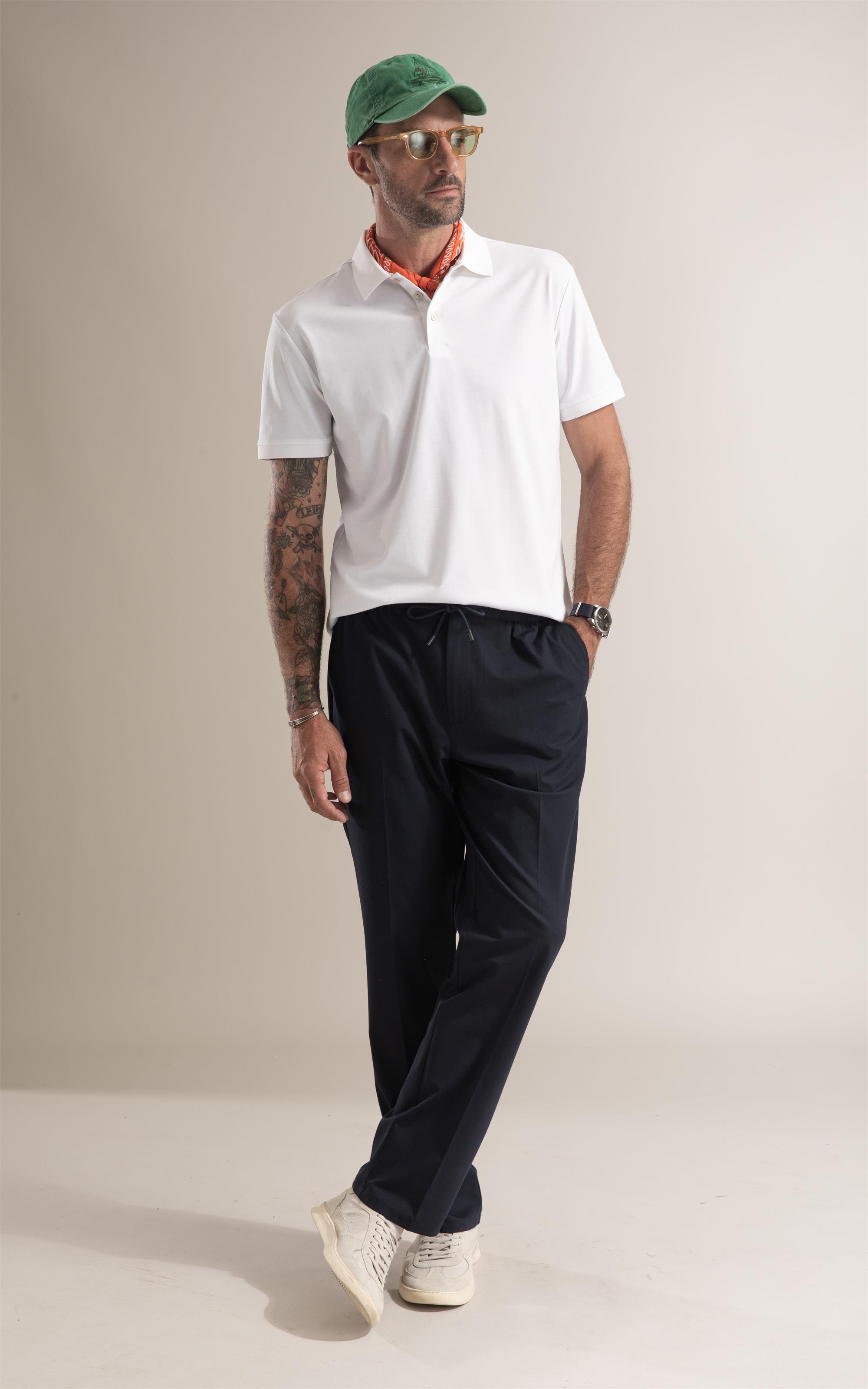 Polo Visylon Basic Fit Branco