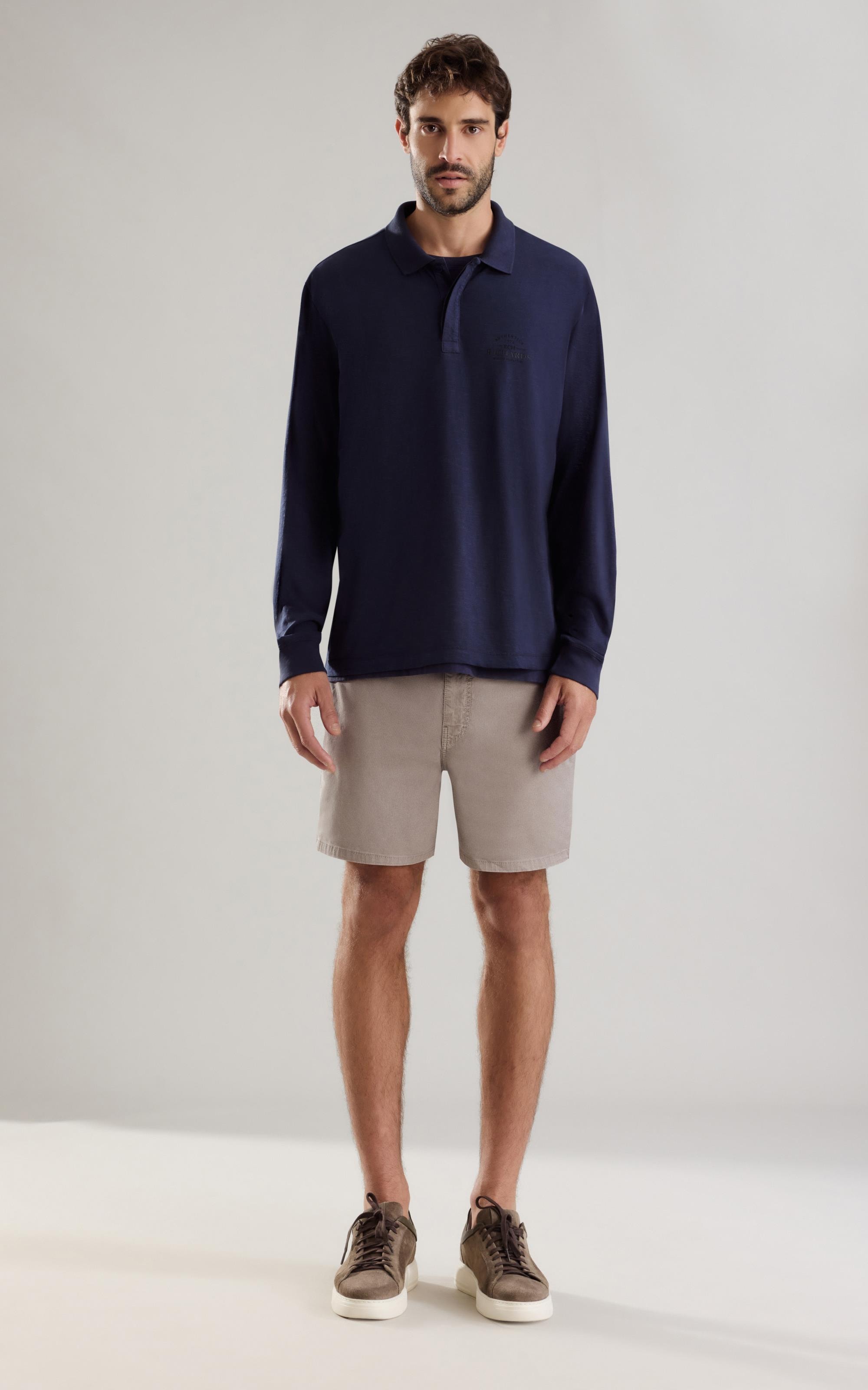 Polo Zebrinha Gd Ml Marinho