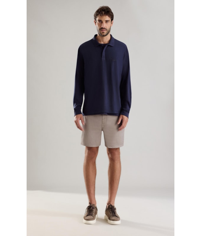 Polo Zebrinha Gd Ml Marinho