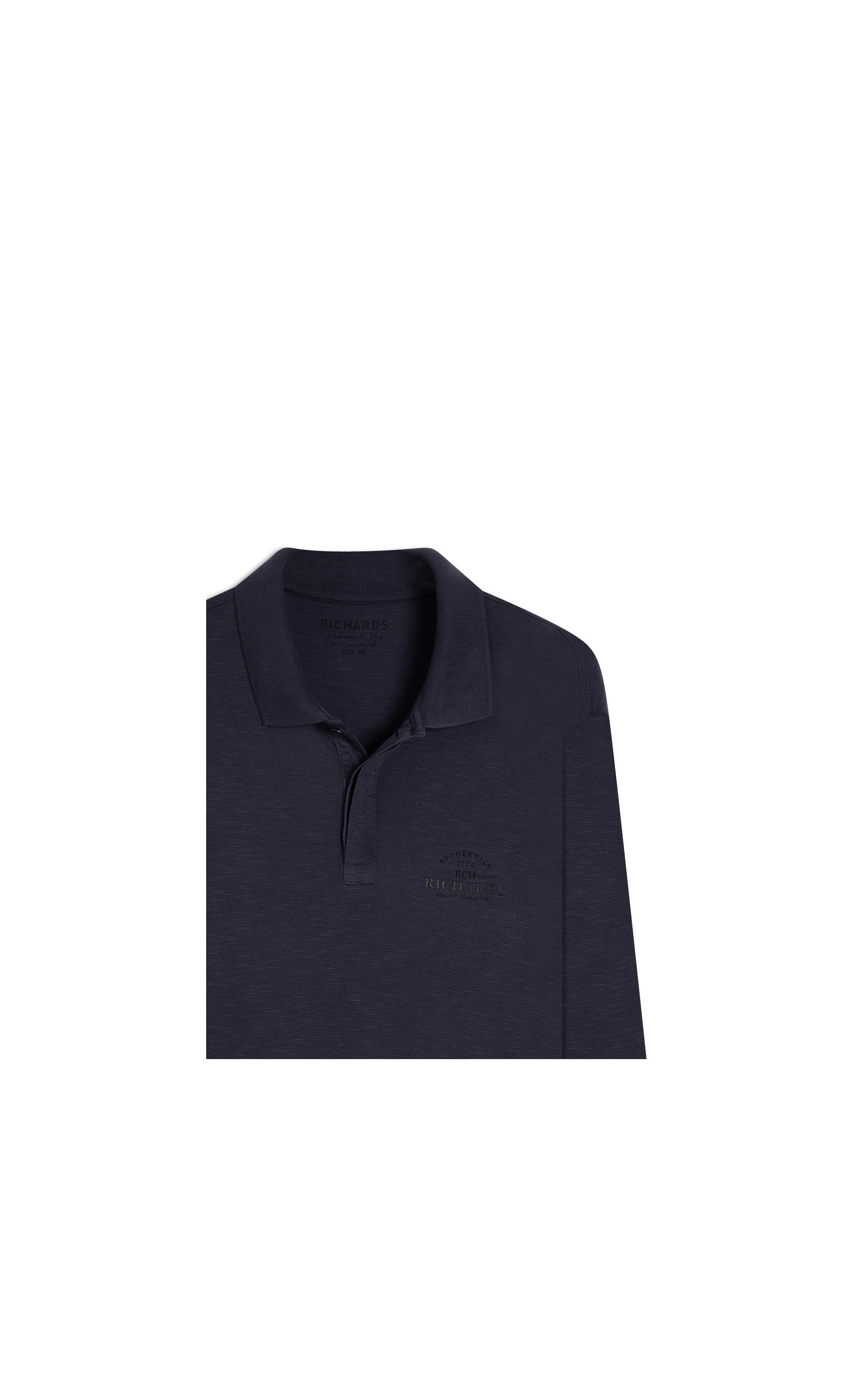 Polo Zebrinha Gd Ml Marinho