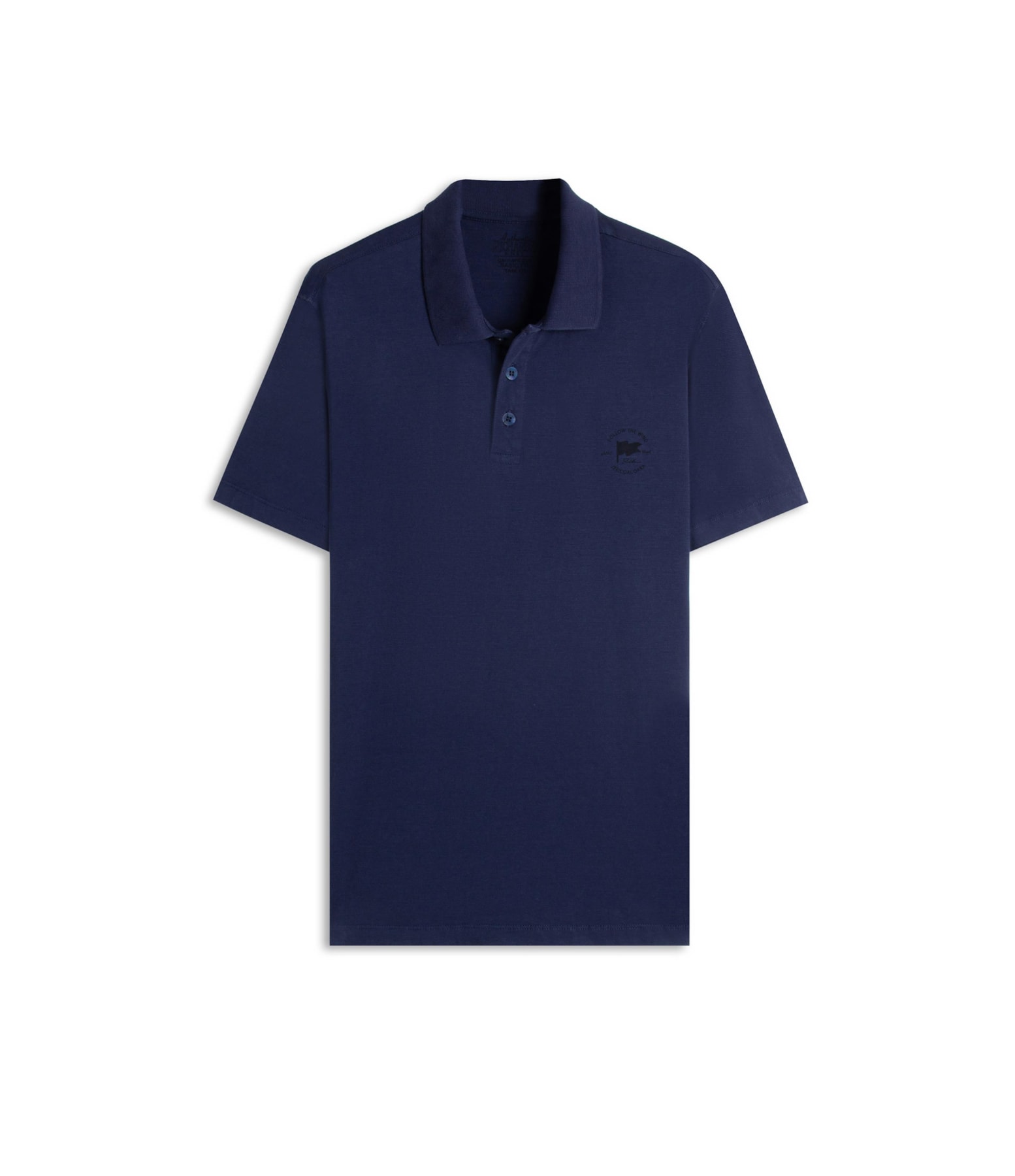 Polo Zebrinha Mc Basic Fit Marinho