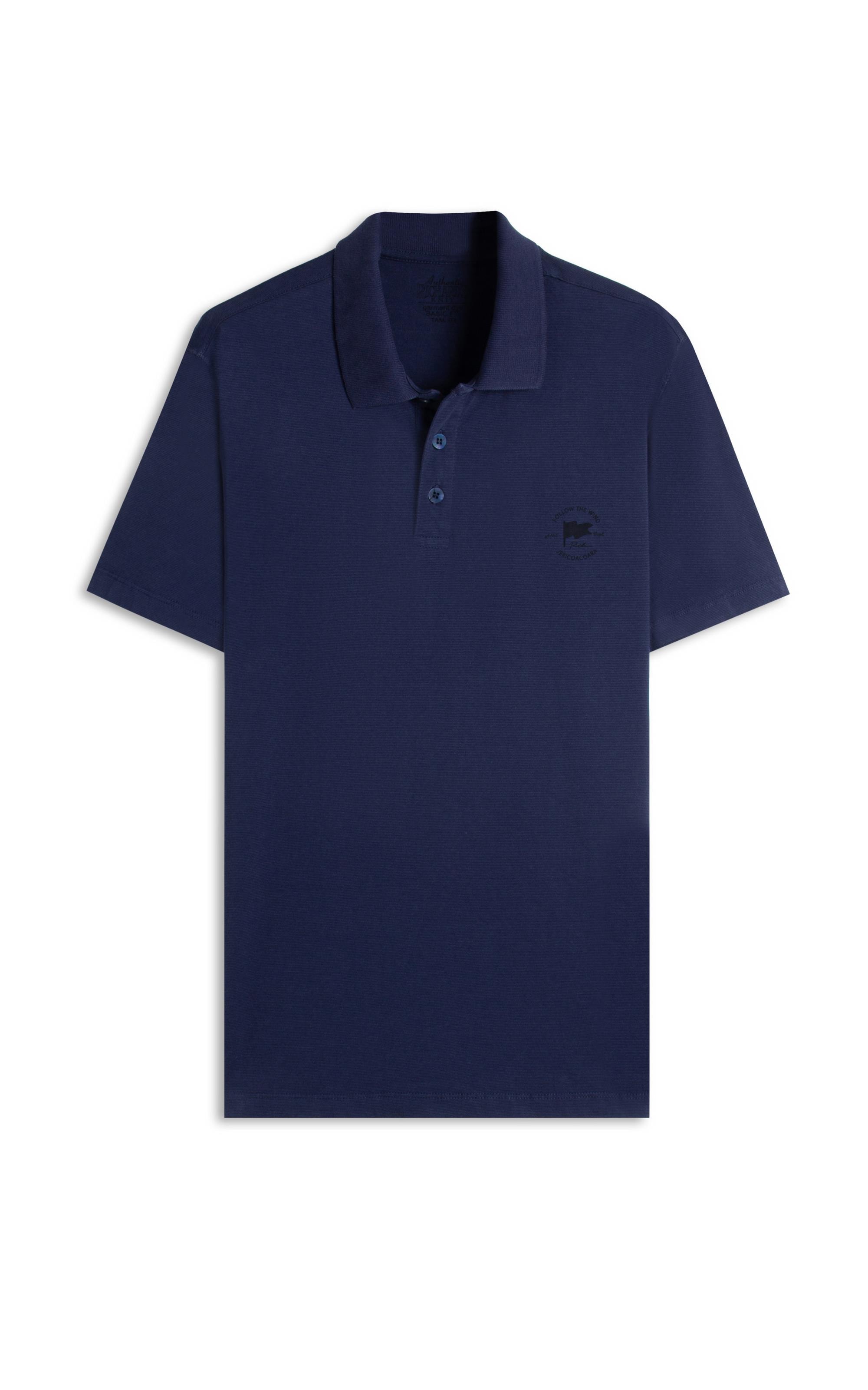 Polo Zebrinha Mc Basic Fit Marinho